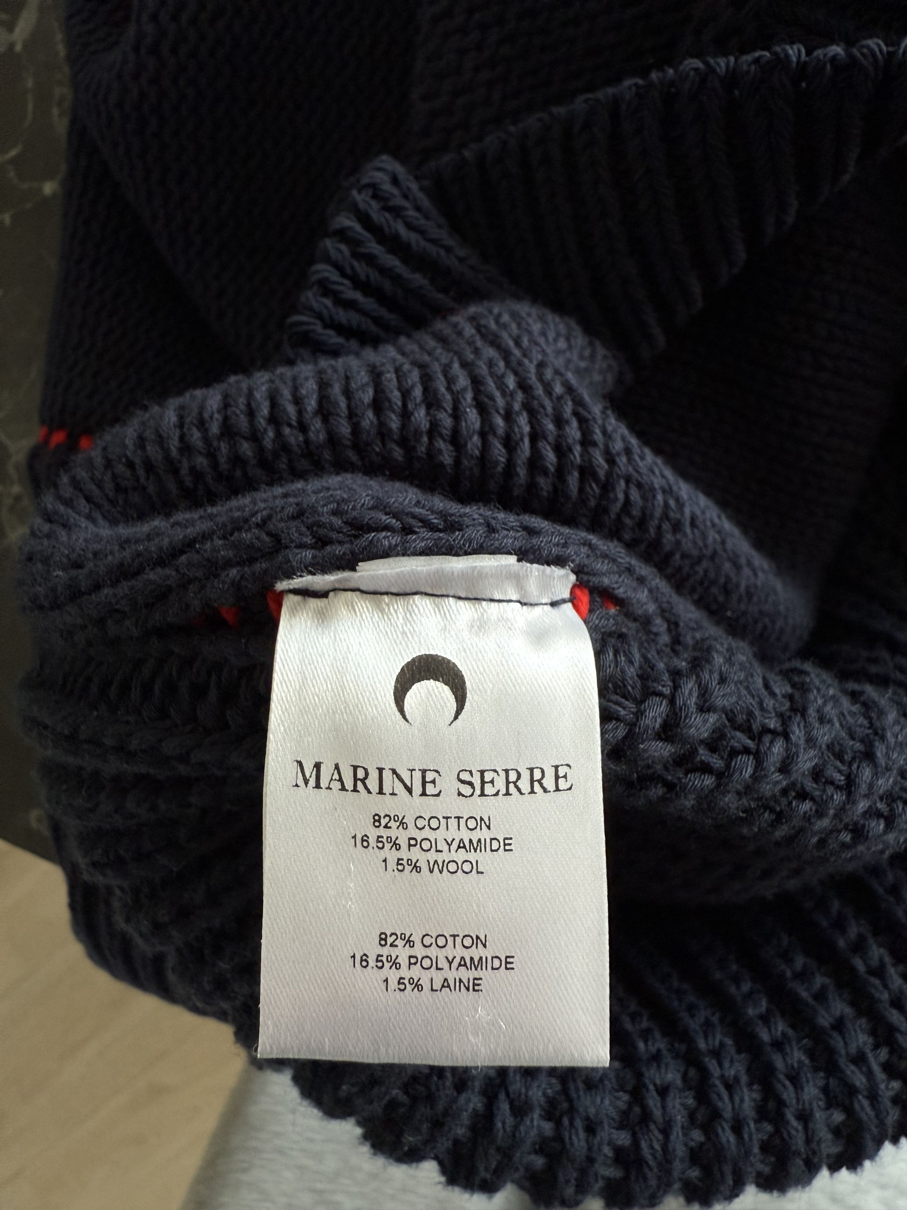 Marine Serre Marine Serre Gold Line Knitwear Sweater Size US XL / EU 56 / 4 - 2 Thumbnail
