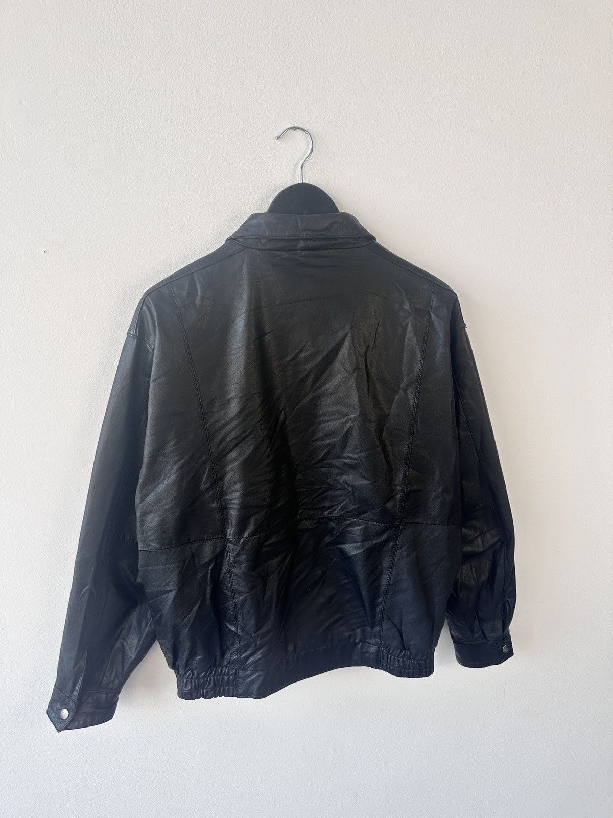 Leather Vintage Leather Bomber Jacket Size 50 MEcht Nappa Soft Size US M / EU 48-50 / 2 - 13 Thumbnail