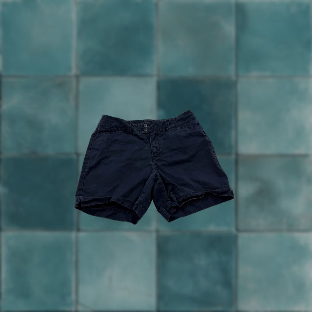 Eddie Bauer Eddie Bauer Shorts Womens Size 10 Navy Blue Mercer Fit 100% Cotton Casual Summer Size 32" / US 10 / IT 46 - 1 Thumbnail