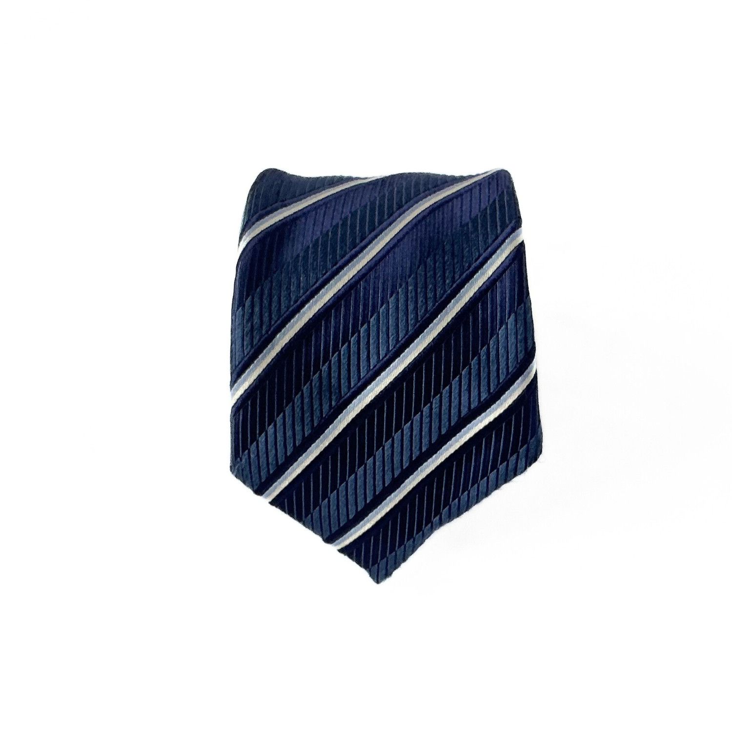 Canali Canali Striped Tie 3.75" Size ONE SIZE - 3 Thumbnail