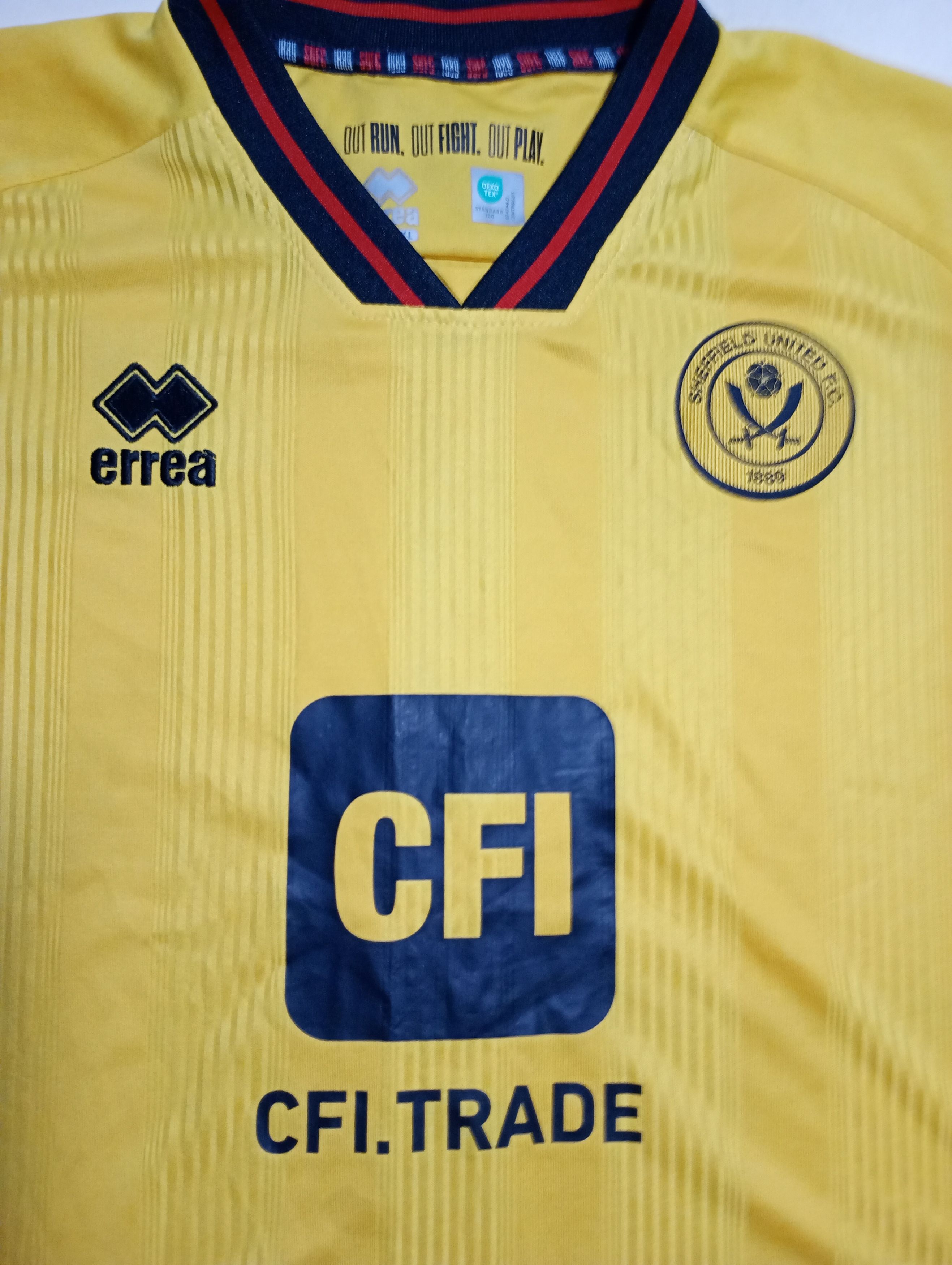 Errea Errea Sheffield United Away Jersey 2023-2023 size XXXL Size US XXL / EU 58 / 5 - 5 Thumbnail
