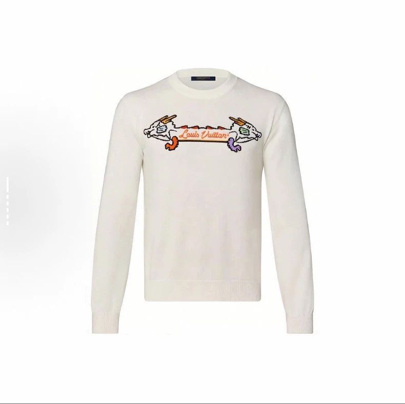 Louis Vuitton Louis Vuitton Double-headed dragon cashmere sweater Size US M / EU 48-50 / 2 - 1 Thumbnail