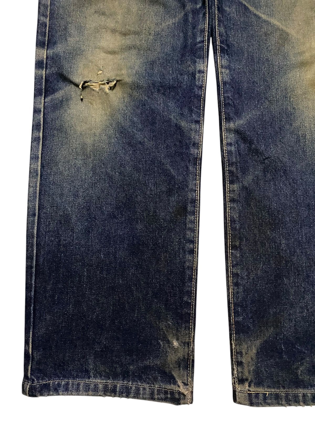 Men's Wearhouse Vintage Unique Clothing Warehouse Mud Wash Loose Jeans Size US 33 - 6 Thumbnail