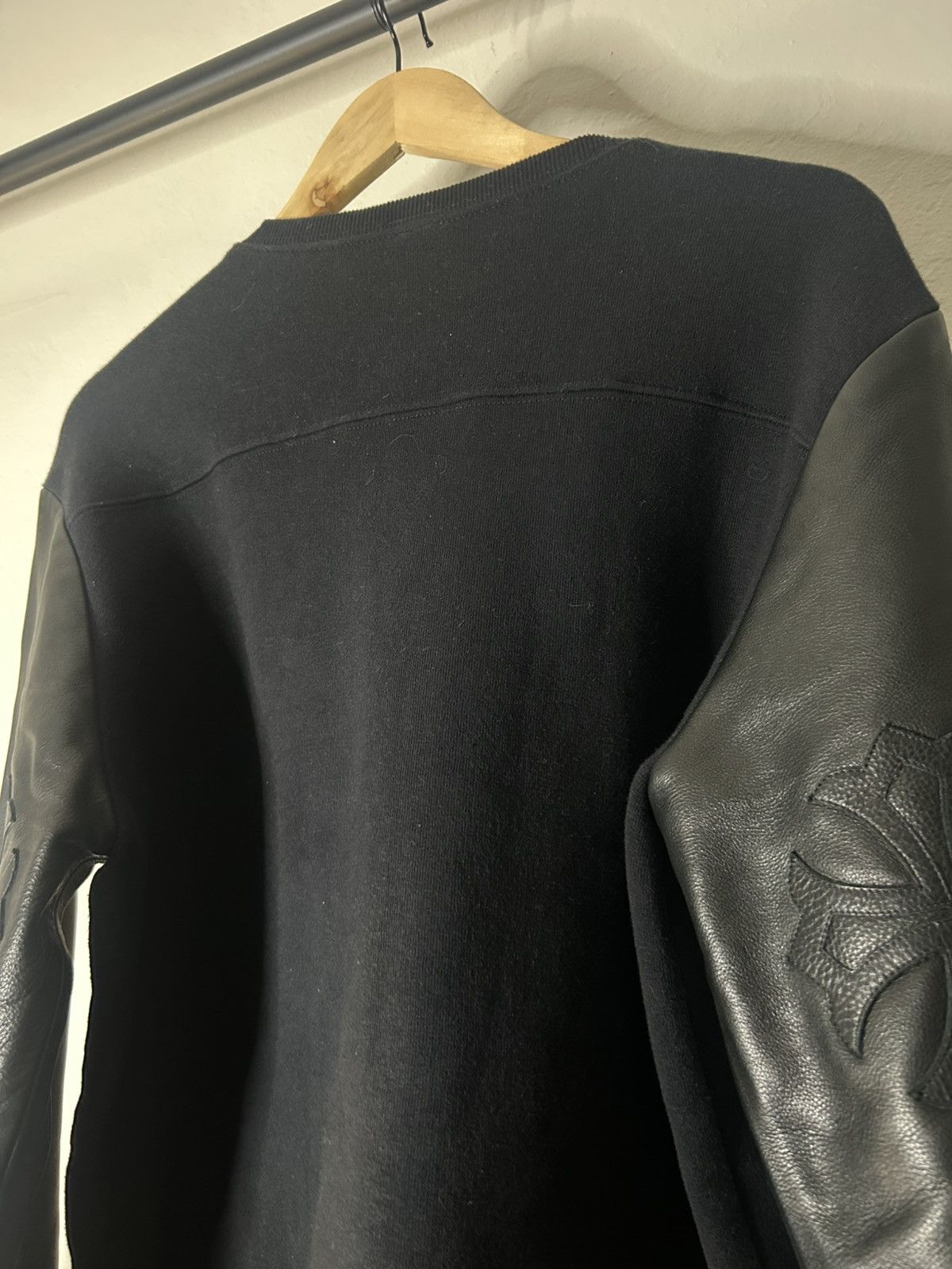 Chrome Hearts Chrome Hearts Triple Cross Leather Patch Sweater Size US L / EU 52-54 / 3 - 4 Thumbnail