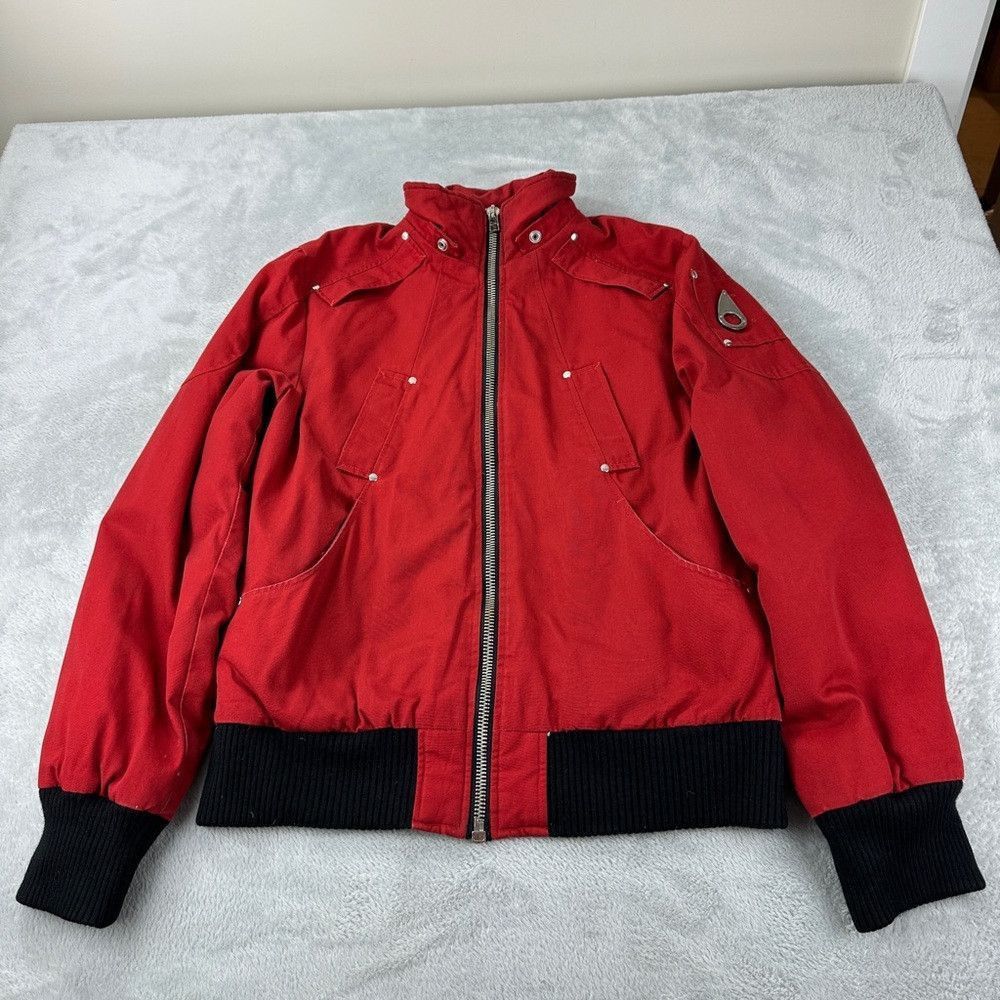 Moose Knuckles Moose knuckles Red Bomber Jacket Women’s Size L Size L / US 10 / IT 46 - 1 Thumbnail