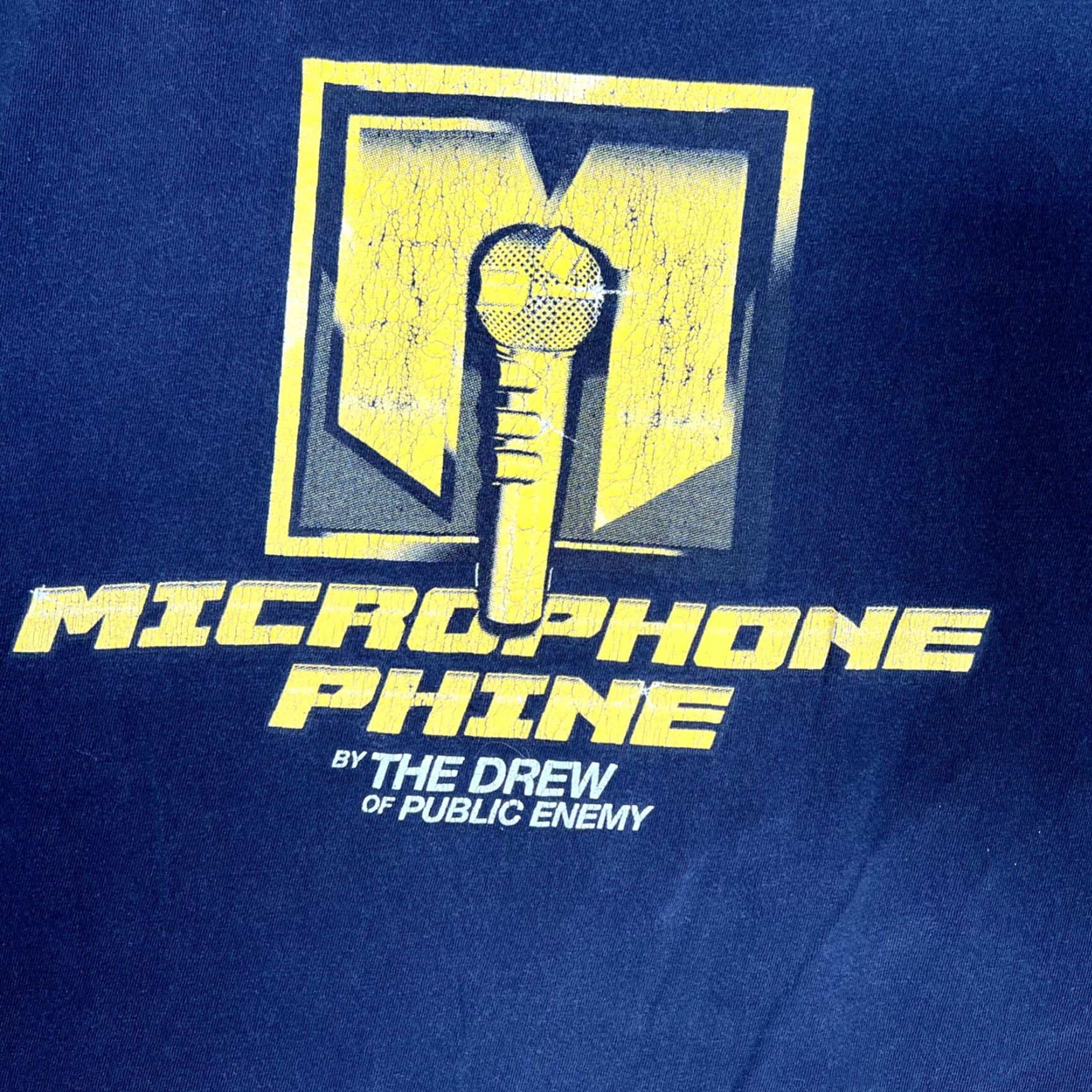 Drew VINTAGE Sun Tees A1 Microphone Phine By The Drew of Public Enemy Shirt Adult 3XL Black Rap Tee Me Shirt Men's 3XL Black Music Shirt Size US XXL / EU 58 / 5 - 4 Thumbnail