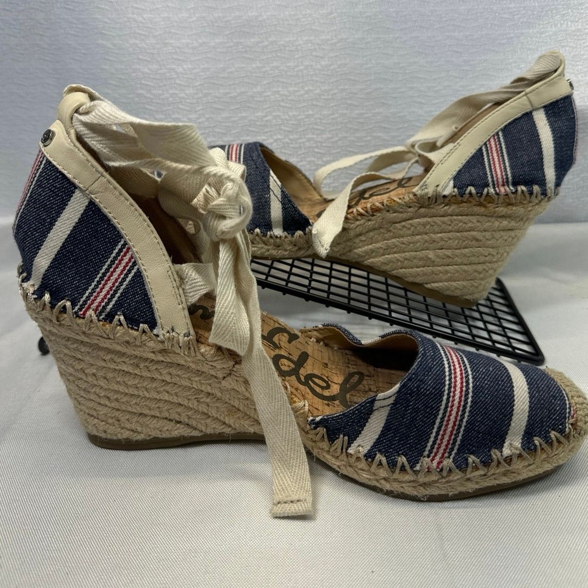 Sam Edelman Sam Edelman Patsy Espadrille 3.25" Wedge Sandal women sz 6.5 Size US 6.5 / IT 36.5 - 2 Thumbnail