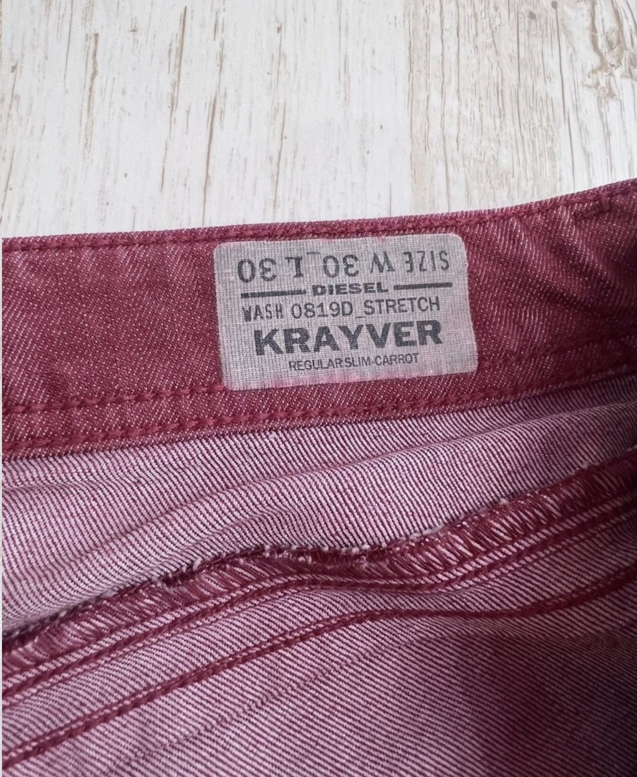 Diesel Trendy and eye-catching Diesel Krayver 0819D jeans size W30 Size US 30 / EU 46 - 9 Thumbnail
