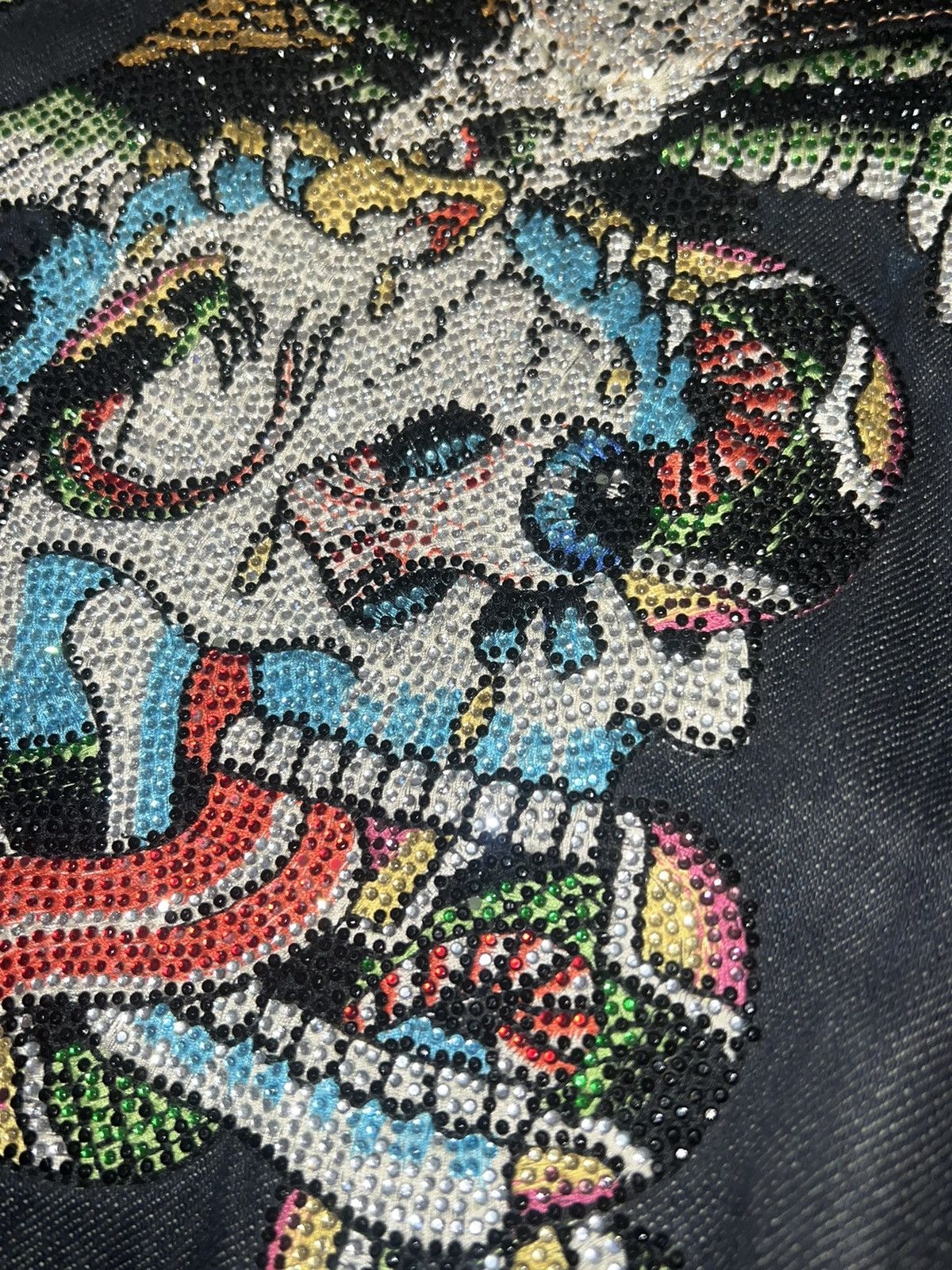 Ed Hardy Ed hardy rinestone vintage jeans Size US 38 / EU 54 - 2 Thumbnail