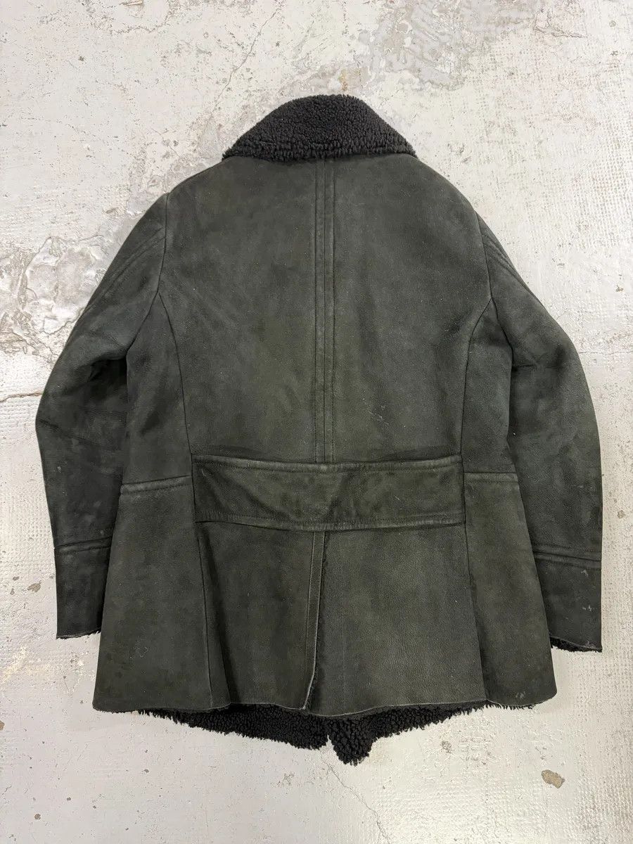 Gucci AW2004 Gucci Black Faded Shearling Leather Jacket by Tom Ford Size US L / EU 52-54 / 3 - 7 Thumbnail