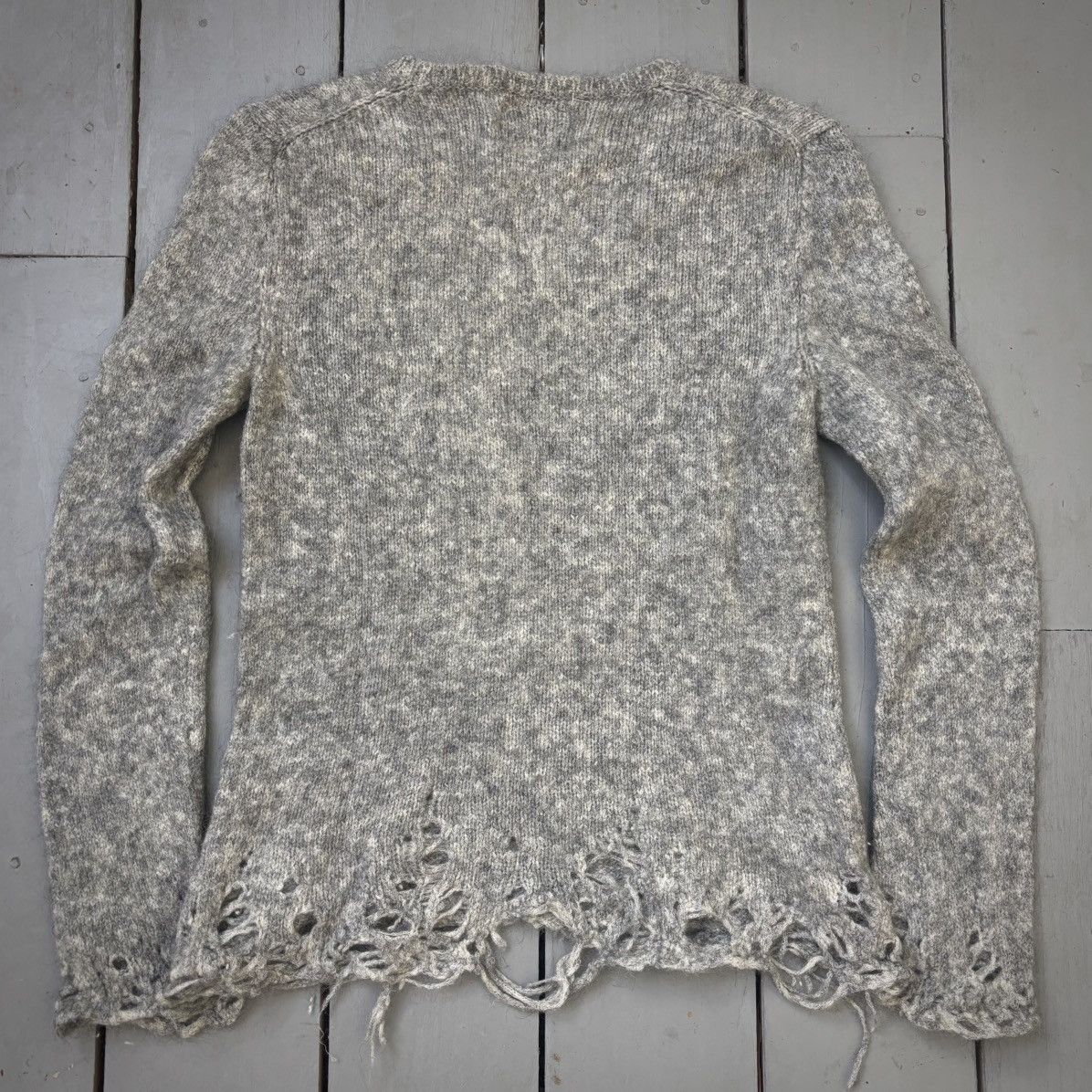 Number (N)ine AW2009 ‘A Closed Feeling’ Distressed Knit Sweater Size US M / EU 48-50 / 2 - 3 Thumbnail