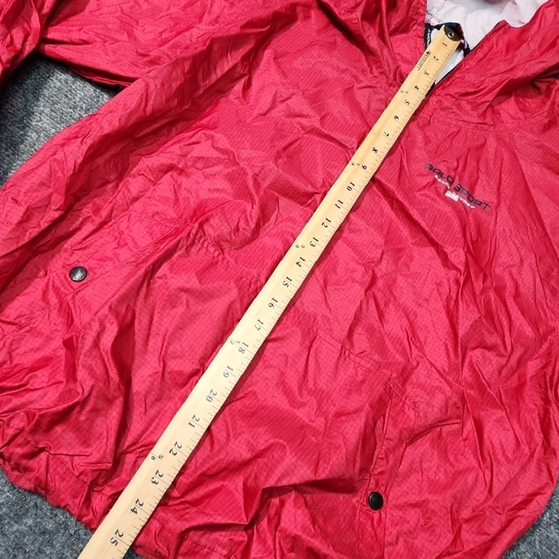 Polo Ralph Lauren VINTAGE Polo Sport Ralph Lauren Jacket Men Small Red Windbreaker Size US S / EU 44-46 / 1 - 6 Thumbnail
