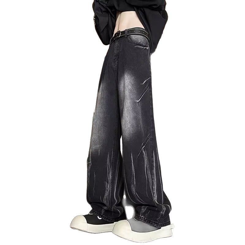 Japanese Brand Retro loose washed gradient jeans Size US 32 / EU 48 - 5 Thumbnail