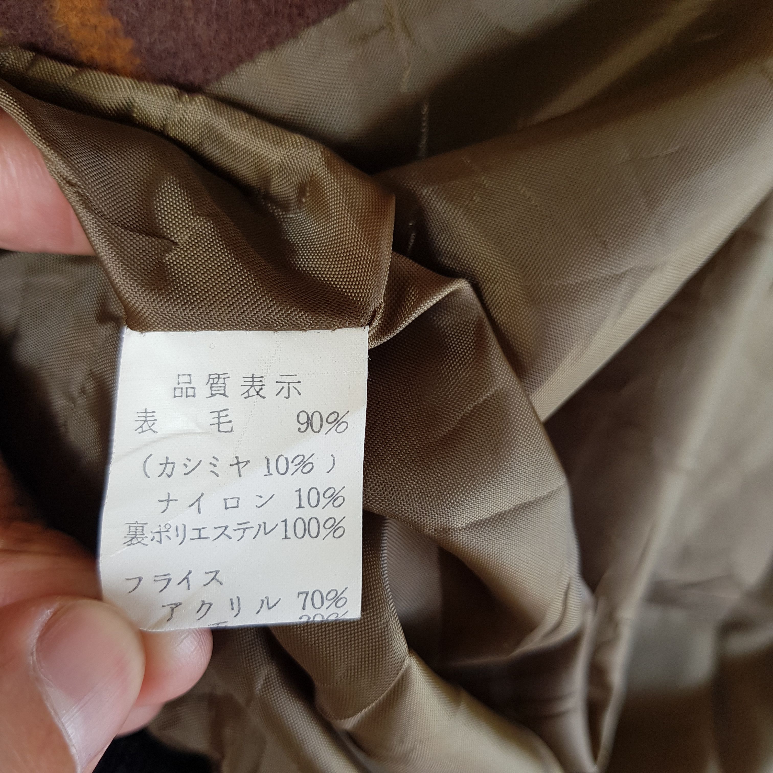 Japanese Brand Vintage 90s SanRoman Japanese Retro Plaid Tartan Coat Jacket Size M / US 6-8 / IT 42-44 - 7 Thumbnail