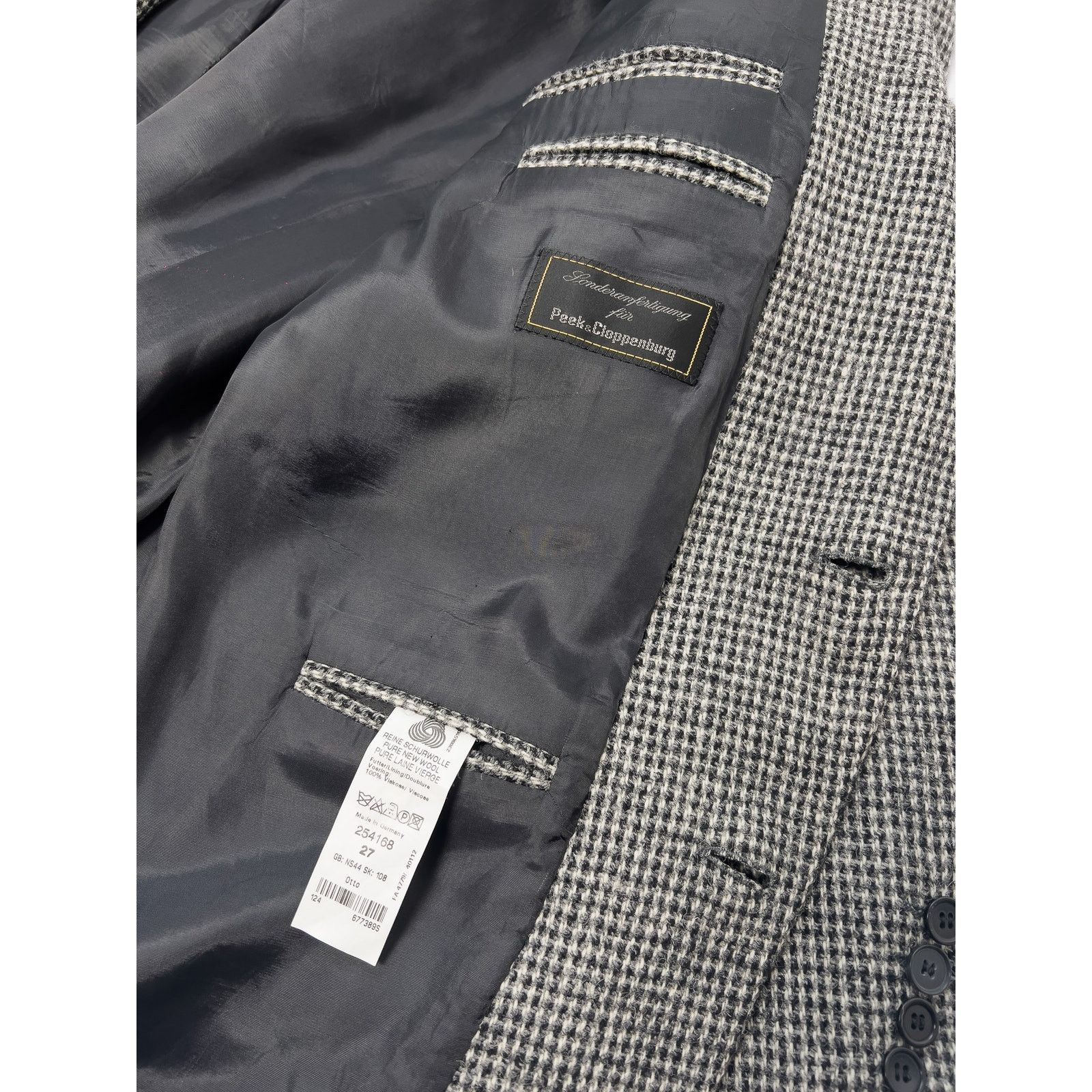 Harris Tweed Harris Tweed Gray Wool Blazer 44S EU 54S Size 44S - 11 Thumbnail