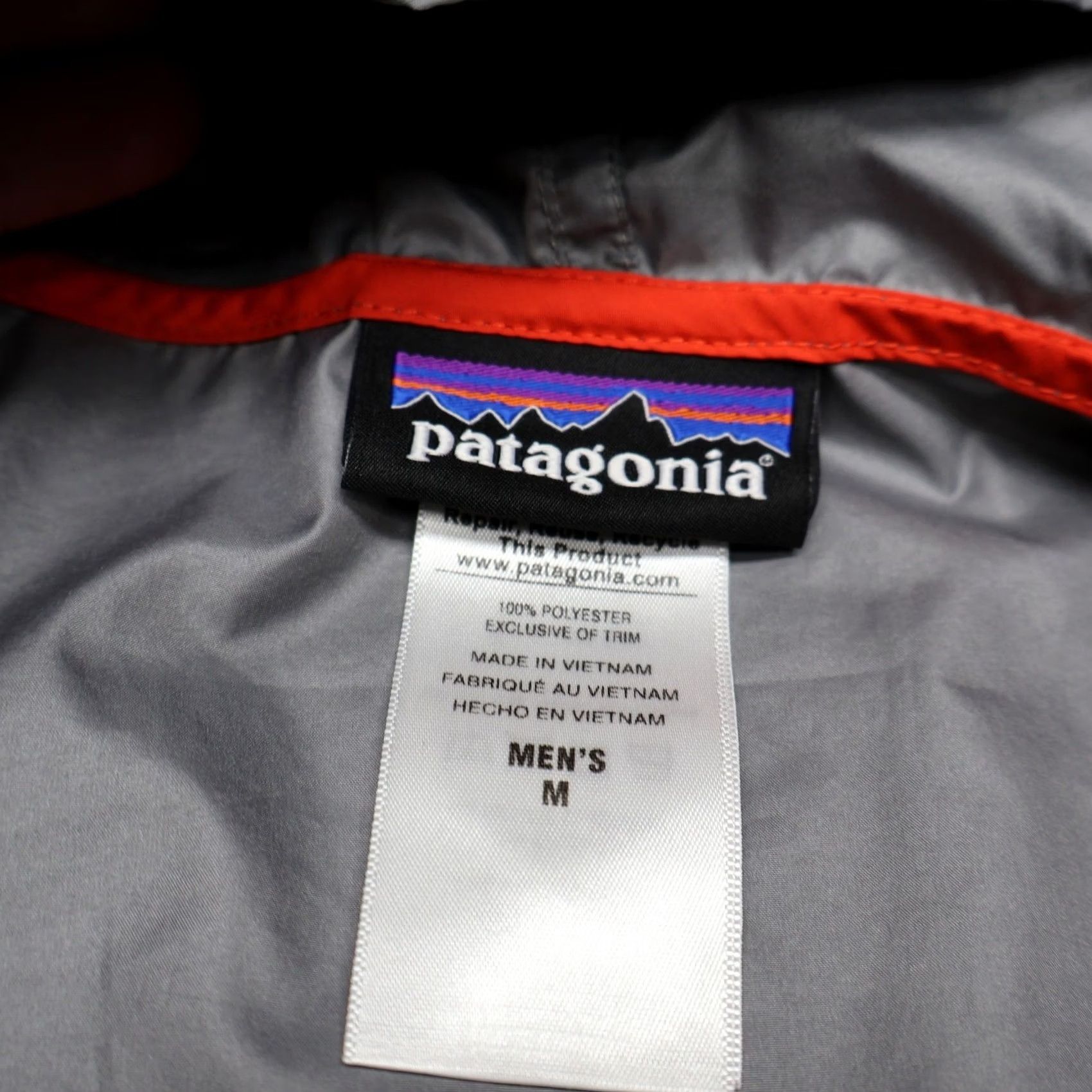 Patagonia Patagonia Jacket Mens Medium Orange Lightweight Full Zip Windbreaker Casual Travel Size US M / EU 48-50 / 2 - 6 Thumbnail