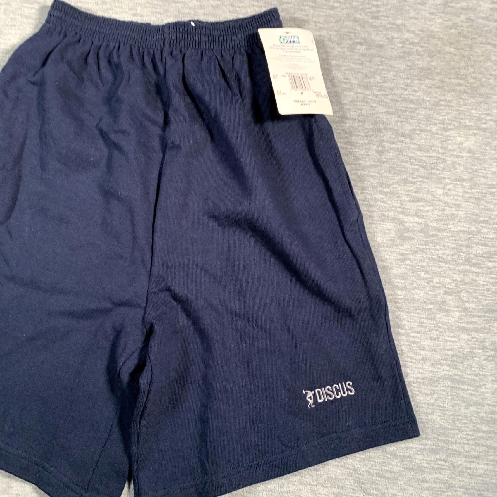 Vintage Discus Athletic Jersey Pocket Short Mens Medium Navy Elastic Waist NWT Size US M / EU 48-50 / 2 - 2 Thumbnail