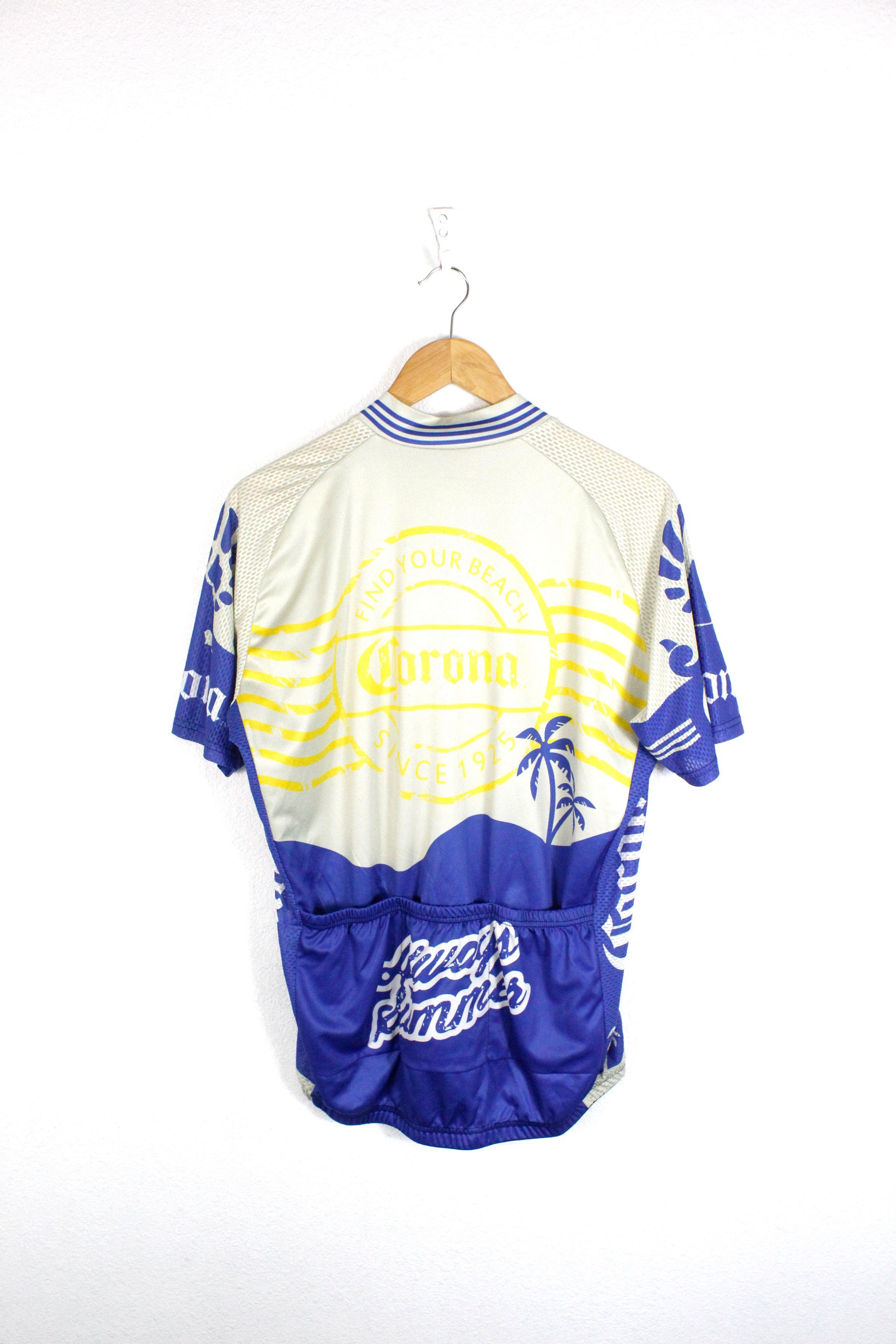 Vintage Vintage Corona All Over Printed Cycling Jersey Tee Tshirt Size US XXL / EU 58 / 5 - 5 Thumbnail