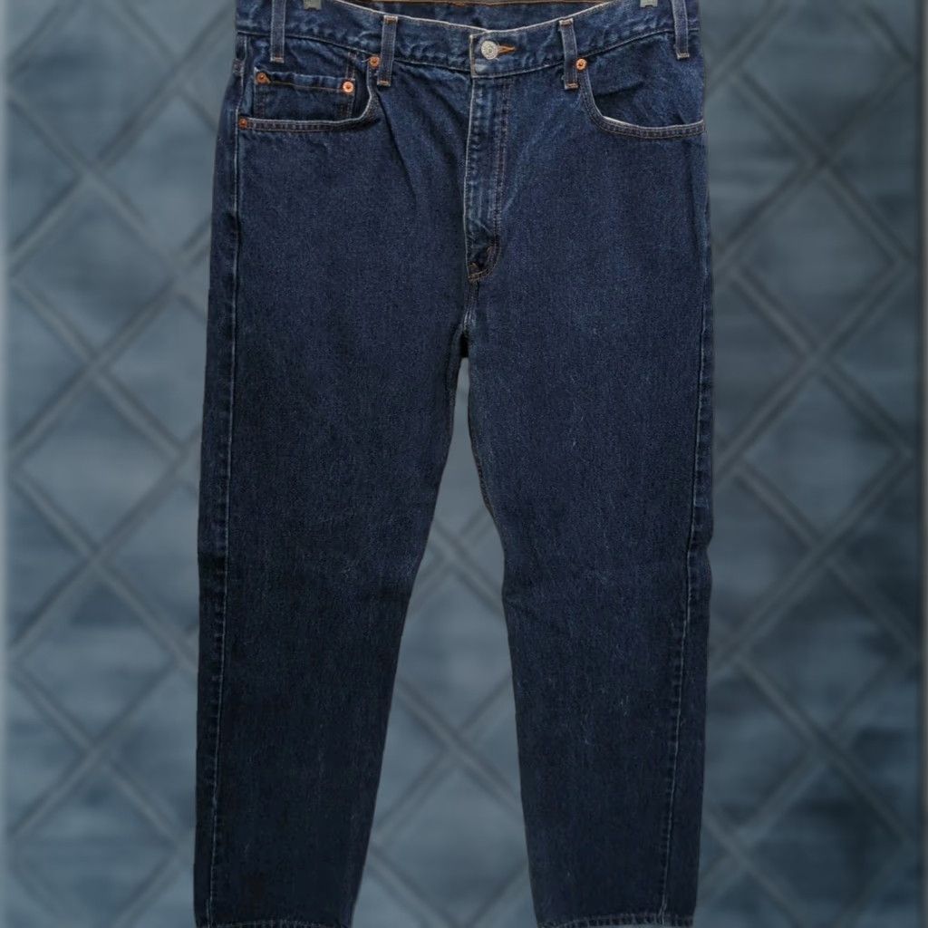 Levi's VINTAGE Levi's Jeans Mens 36x34 Blue Denim 505 Regular Straight Red Tab 90s 1999 Mens Size US 36 / EU 52 - 1 Thumbnail