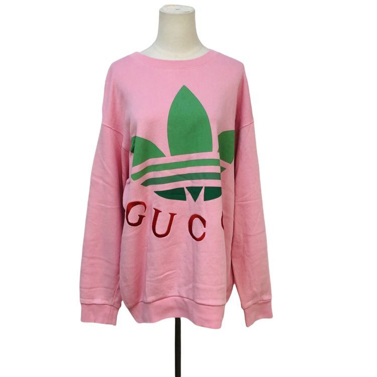 Gucci Gucci Pink Logo Sweatshirt Size US M / EU 48-50 / 2 - 1 Thumbnail