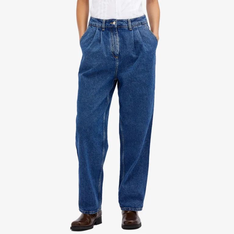 Saks Potts o1s22i1n0924 Organic Cotton Jeans in Blue Size 28" / US 6 / IT 42 - 2 Thumbnail
