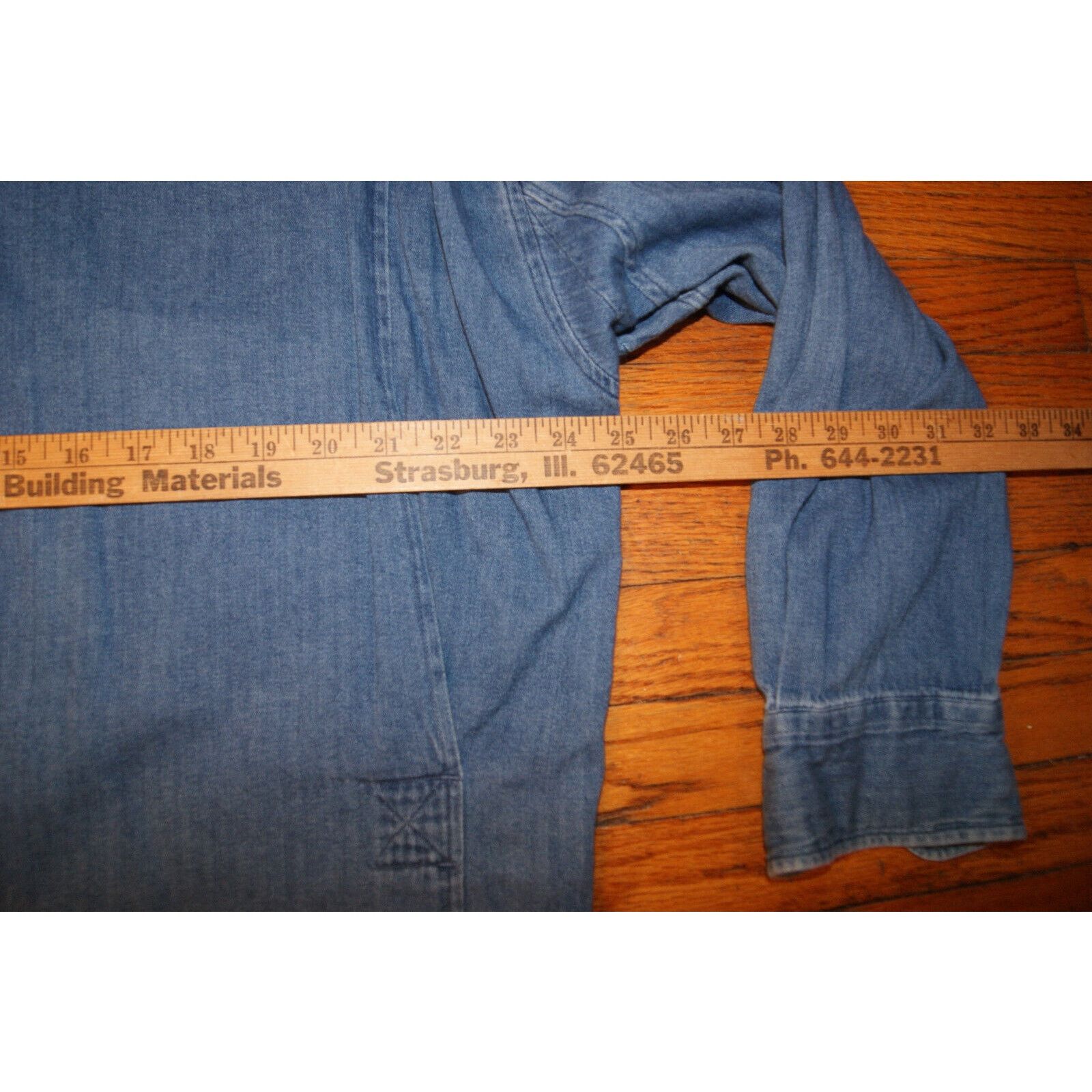 Cabelas Cabelas Shirt Mens Large Denim Button Up Hunting Safari Vtg Size US L / EU 52-54 / 3 - 6 Thumbnail