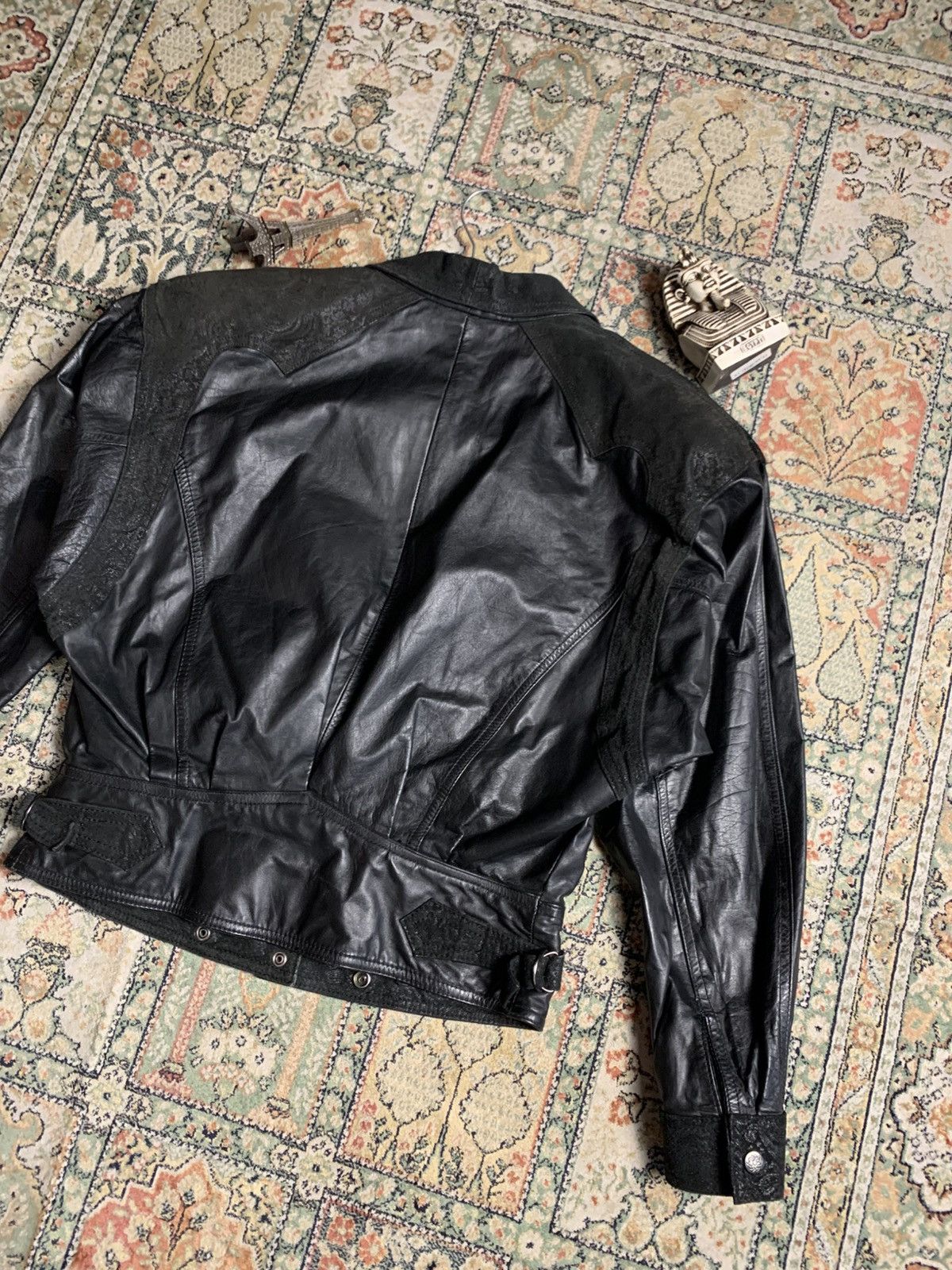 Japanese Brand × Vintage 🔥RARE CROPPED GENUINE LEATHER JACKET WINLIT ISSEY MIYAKE Size US S / EU 44-46 / 1 - 13 Thumbnail