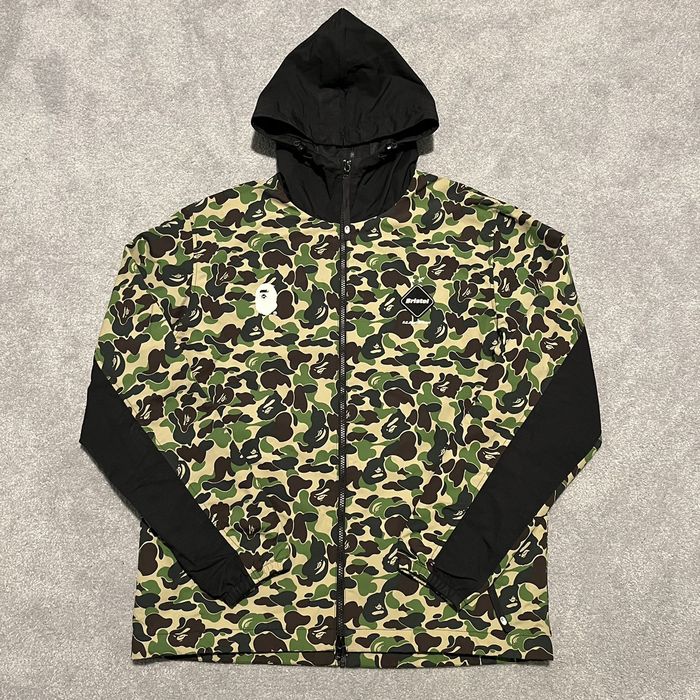 Bape A Bathing Ape Bape F.C.R.B Separate Practice Zip Up Jacket