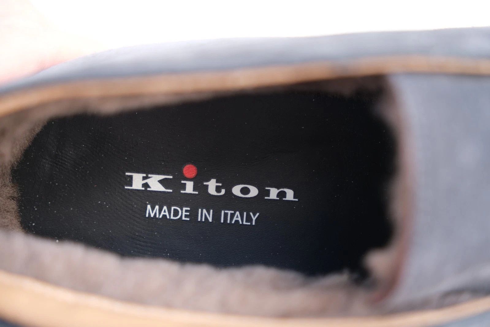Kiton NEW Kiton Fly Loafers in Anthracite Suede UK 8 / US 9 /EU 42 Size US 9 / EU 42 - 7 Thumbnail
