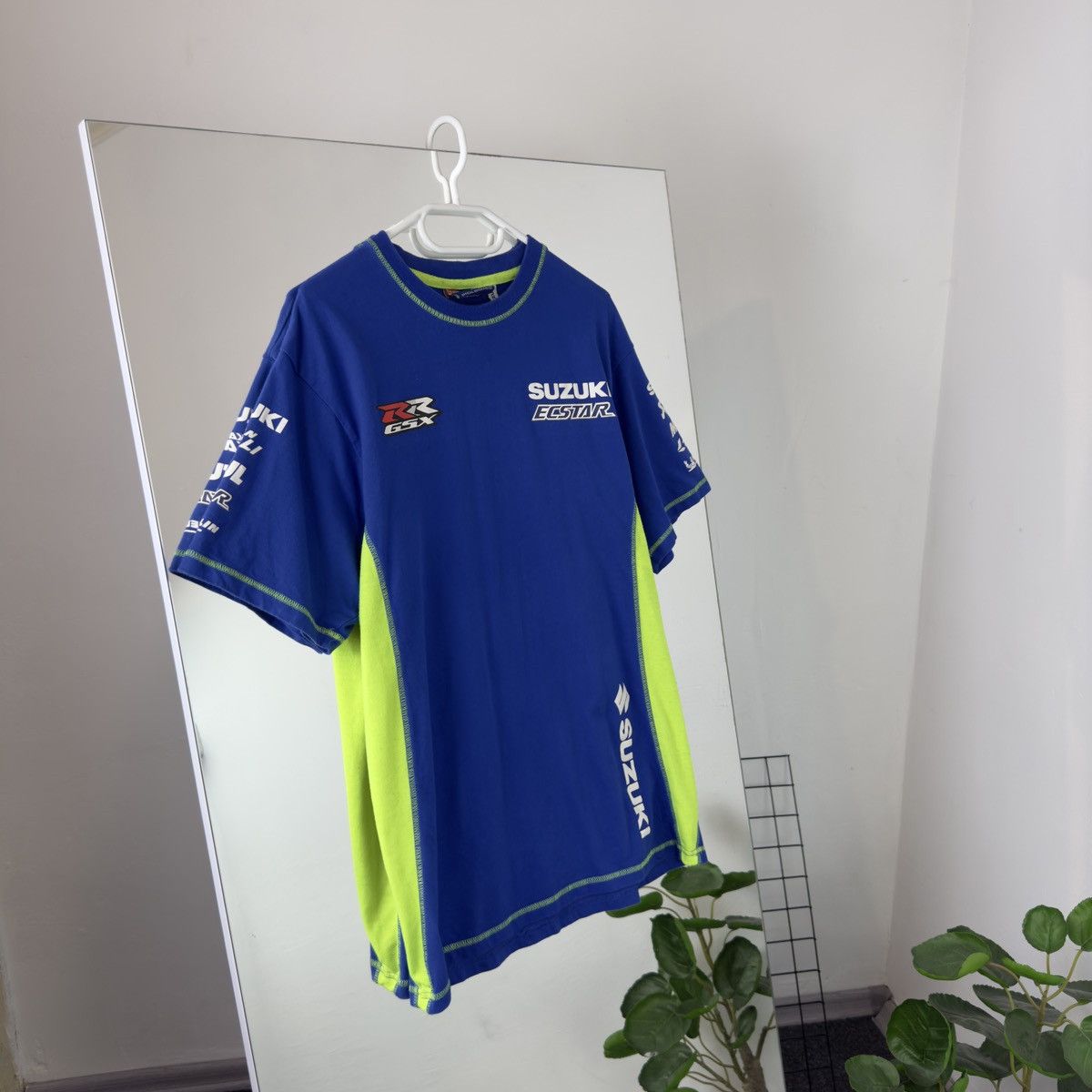 Vintage Suzuki Team Racing T-shirt Vintage Big Print Size US L / EU 52-54 / 3 - 1 Thumbnail