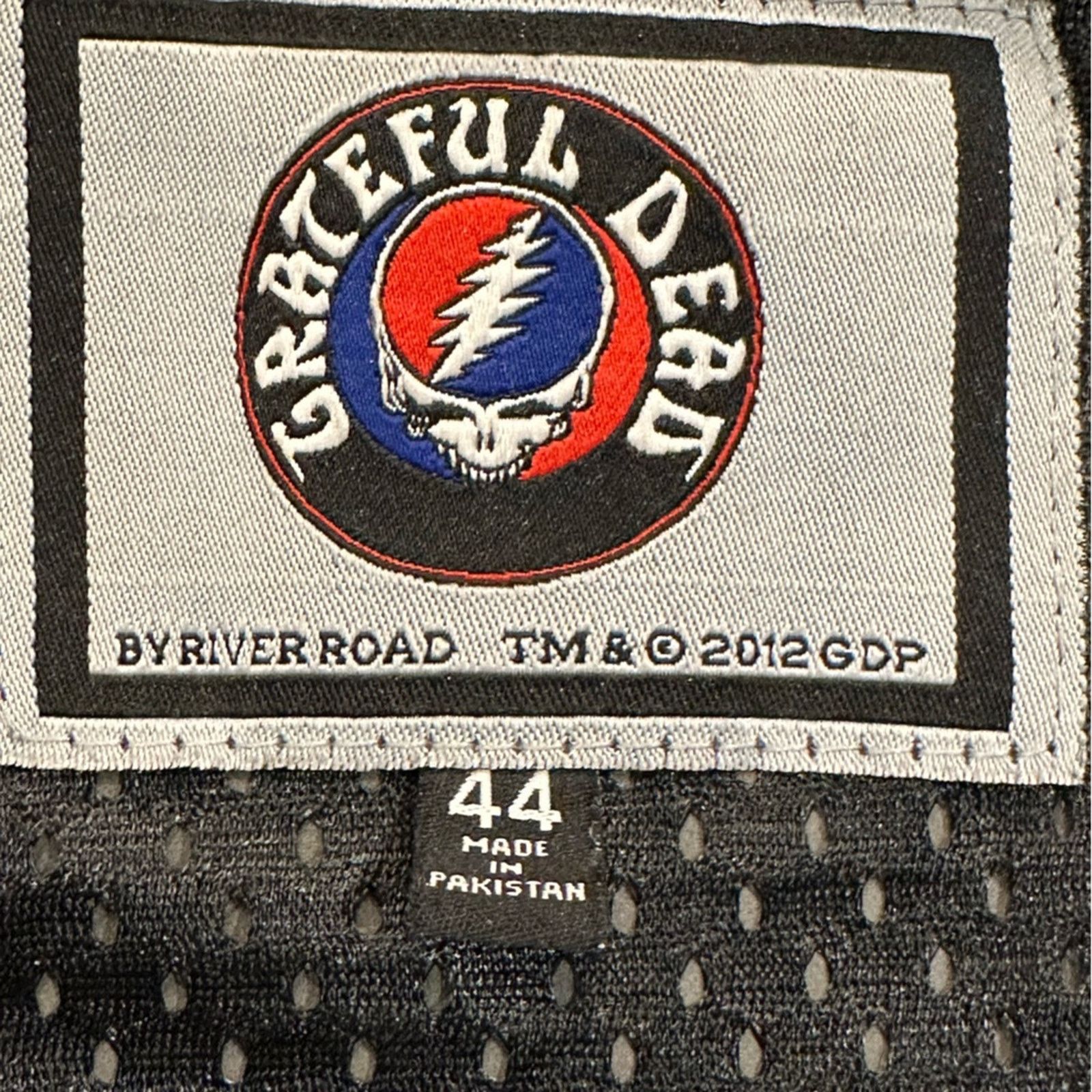 Grateful Dead Grateful Dead 2012 Black Leather Biker Jacket Mens 44 Size US S / EU 44-46 / 1 - 3 Thumbnail