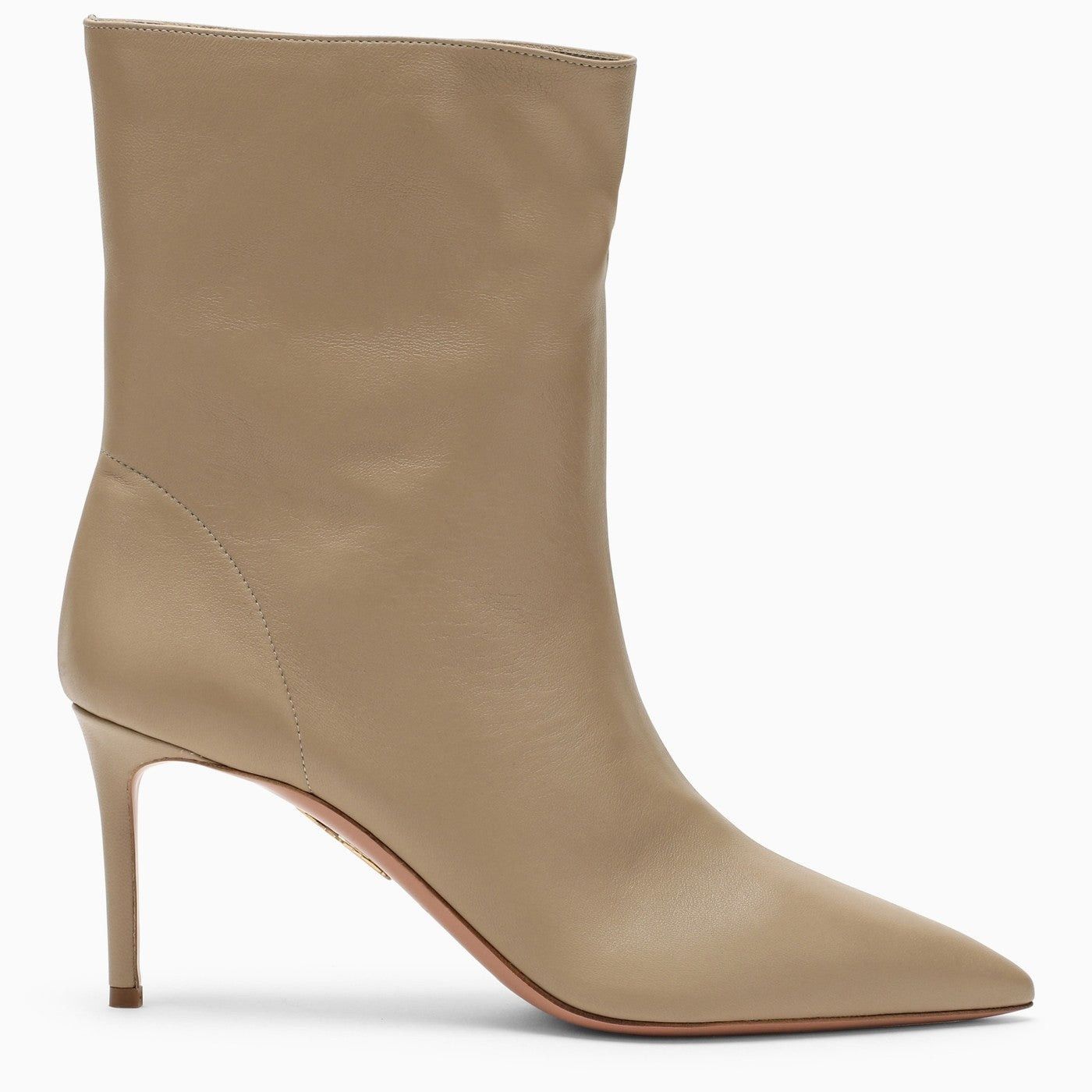 Aquazzura o1y0625 Ankle Boots in Beige Size US 7.5 / IT 37.5 - 1 Thumbnail