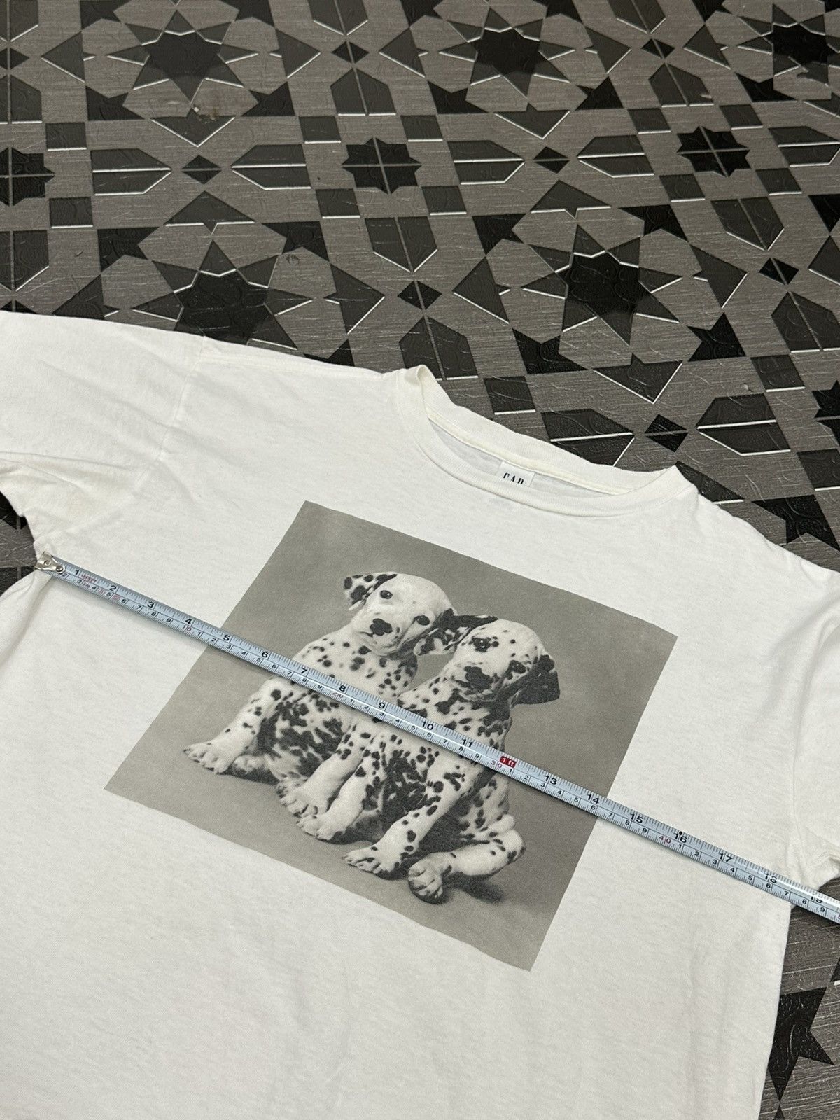 Gap Vintage 90s Gap “Dalmation Dog” Tee (Boxy) Size US M / EU 48-50 / 2 - 4 Thumbnail