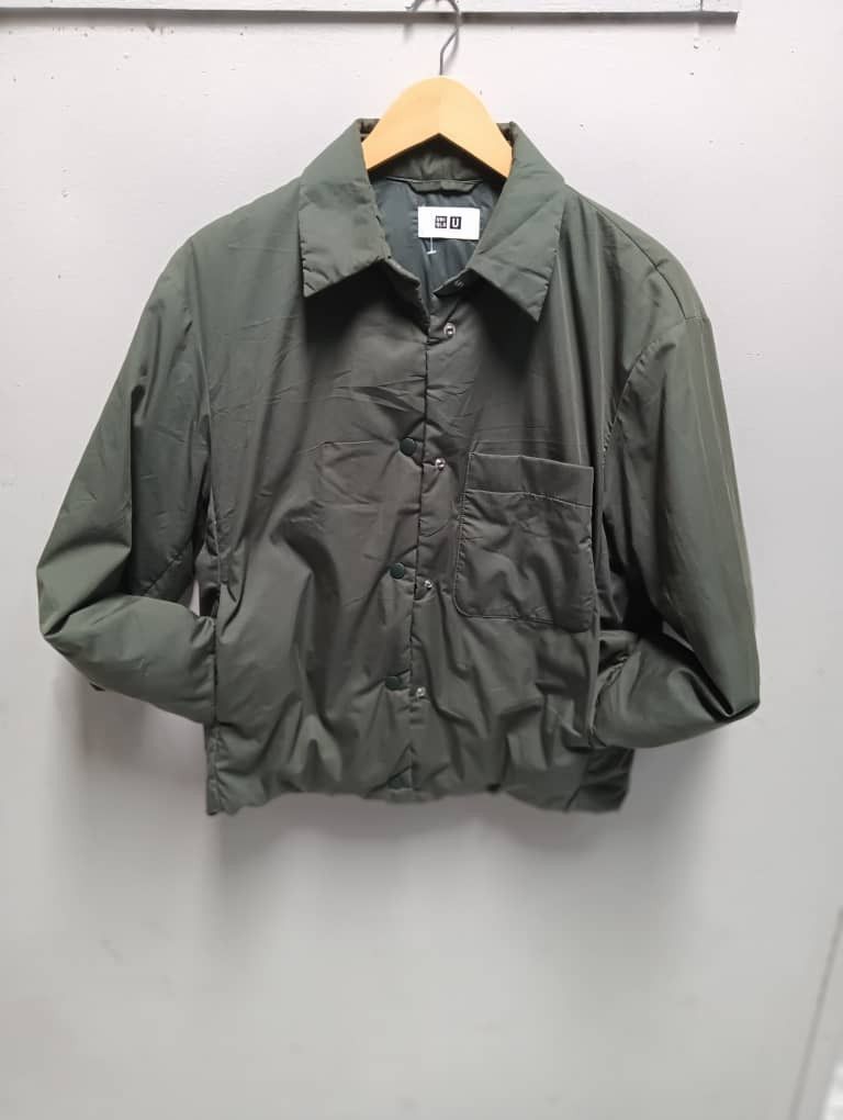 Uniqlo U olive green puffer