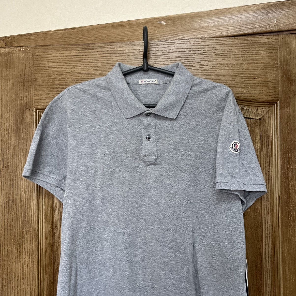 Moncler Moncler Polo T-Shirt Size US L / EU 52-54 / 3 - 3 Thumbnail