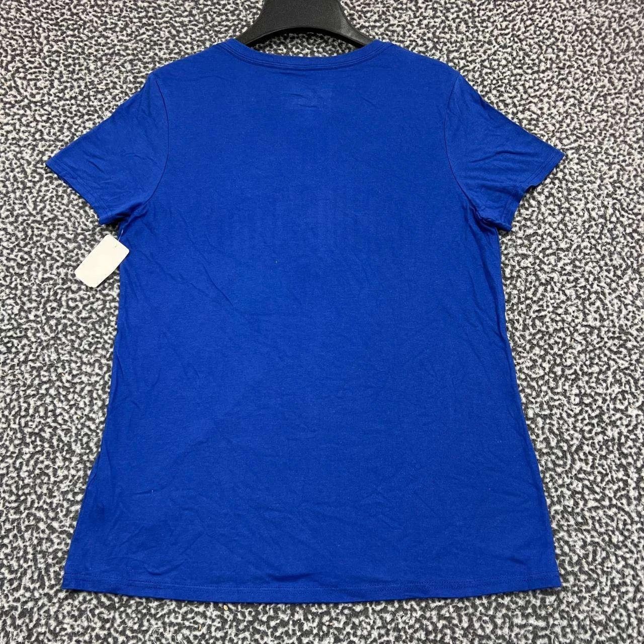 Other Chicago Cubs Shirt Women Blue Short Sleeve V-Neck New M Size M / US 6-8 / IT 42-44 - 2 Thumbnail