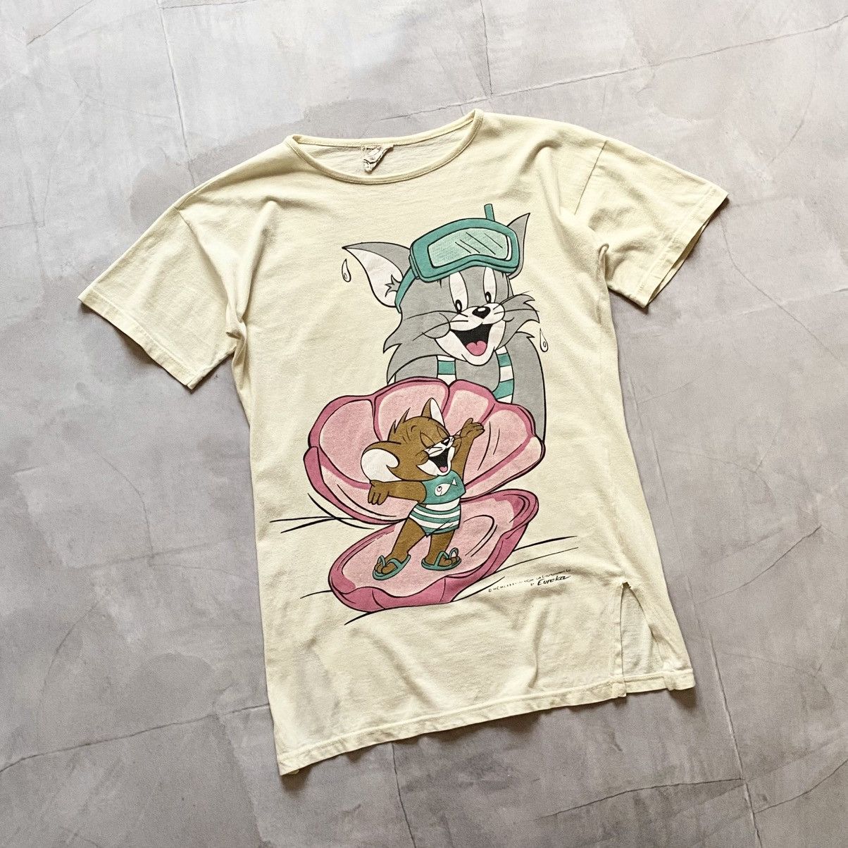 Cartoon Network 1987 Vintage Tom And Jerry Big Logo Cartoon Movie T-Shirt Size US M / EU 48-50 / 2 - 1 Thumbnail