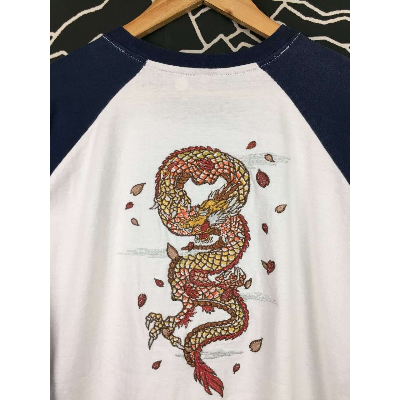 Japanese Brand Vtg Studio Hiro Dragon Embroidery Long Sleeve Sukajan Tee Size US XL / EU 56 / 4 - 3 Thumbnail