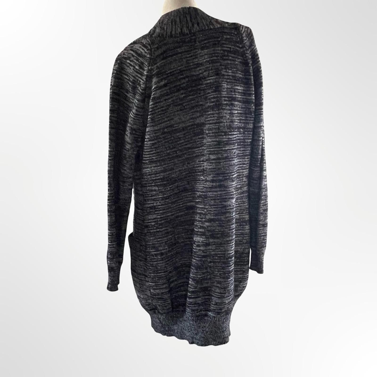 Cote&Ciel Cielo Charcoal Open-Front Cardigan in Medium size Size M / US 6-8 / IT 42-44 - 2 Thumbnail