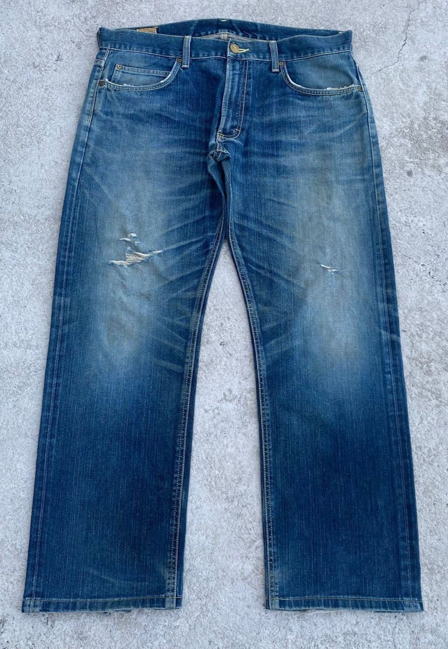 Lee Vintage Lee Riders Dismtressed Denim Size US 38 / EU 54 - 1 Thumbnail