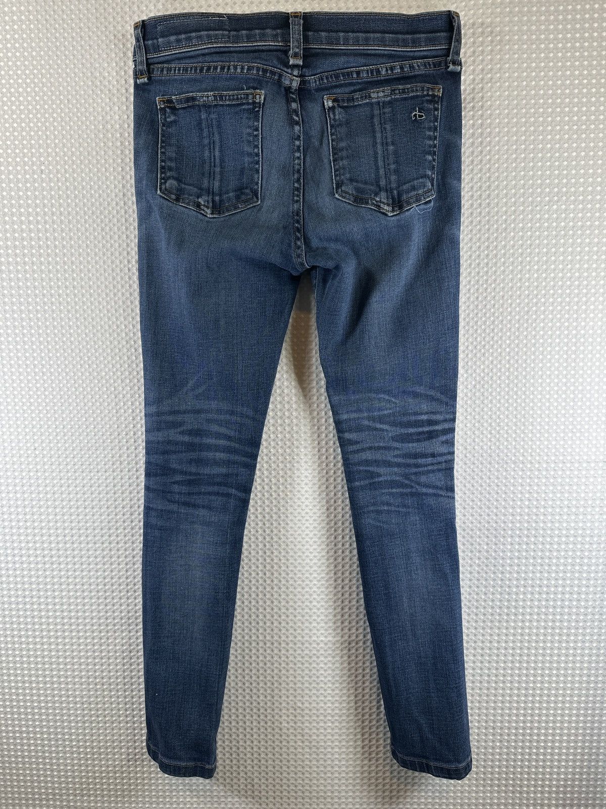 Rag & Bone Rag Cate Ripped Frayed Ankle Skinny Jean Size 26" / US 2 / IT 38 - 4 Thumbnail