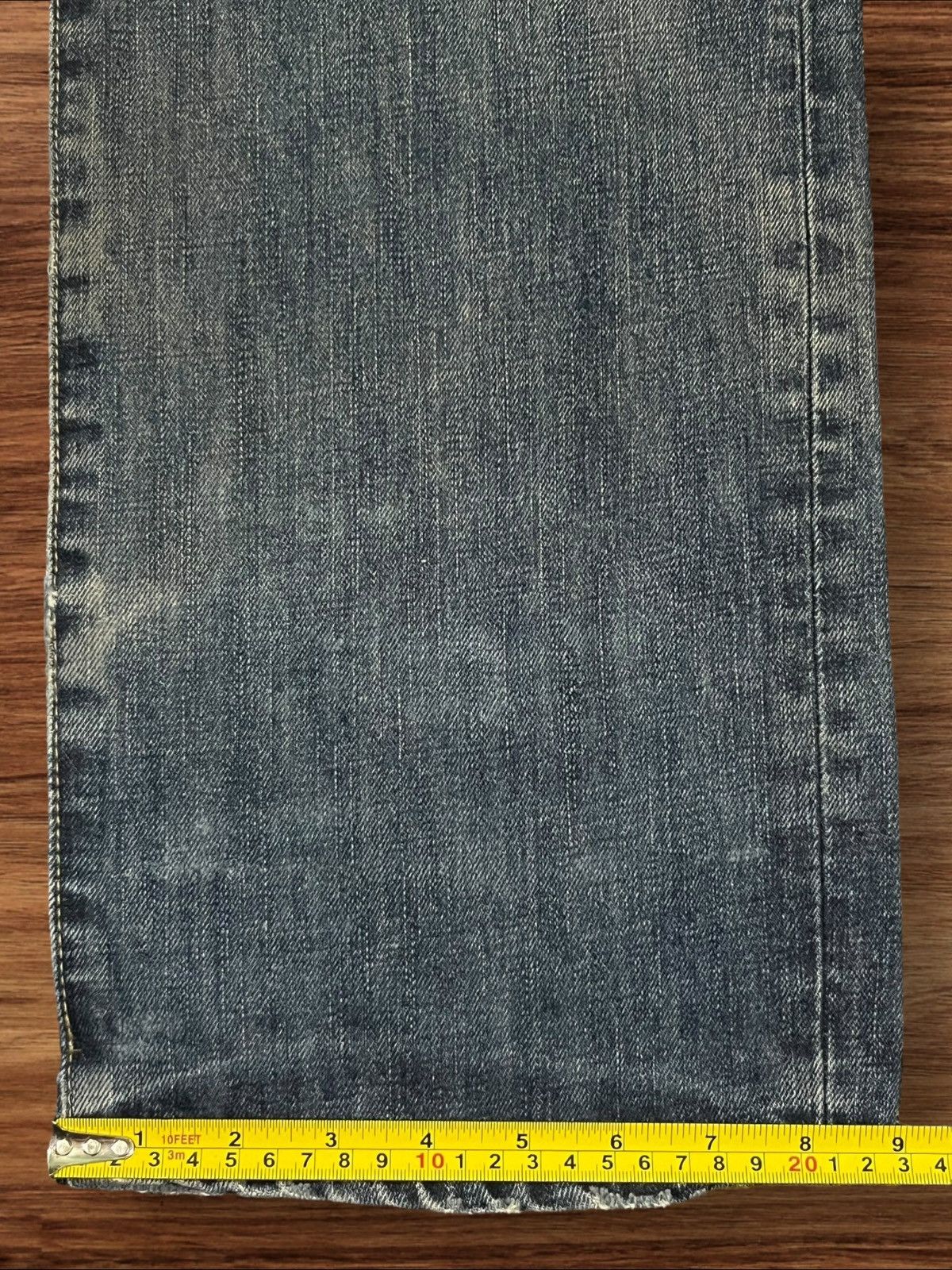 Jun Takahashi Vintage Japanese Brand Uniqlo Trash Ripped Classic Fit Jeans Size US 34 / EU 50 - 14 Thumbnail
