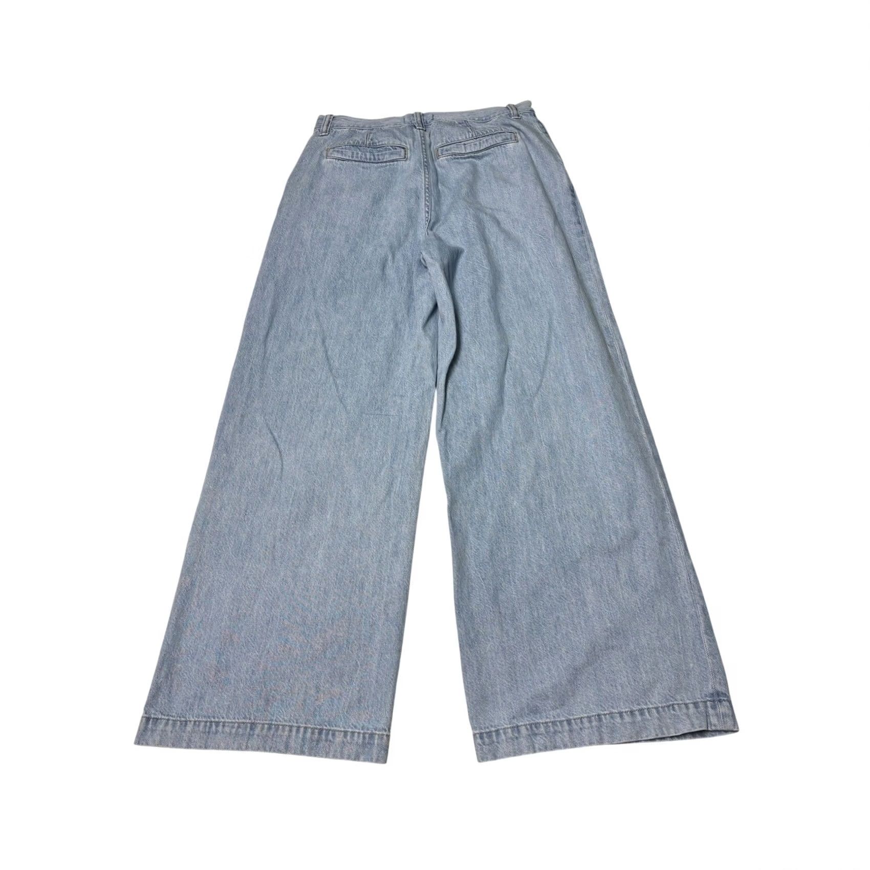 Madewell Madewell The Harlow Wide-Leg Jean Light Wash Denim High Rise Womens 29 Inseam 29 Size 29" - 6 Thumbnail