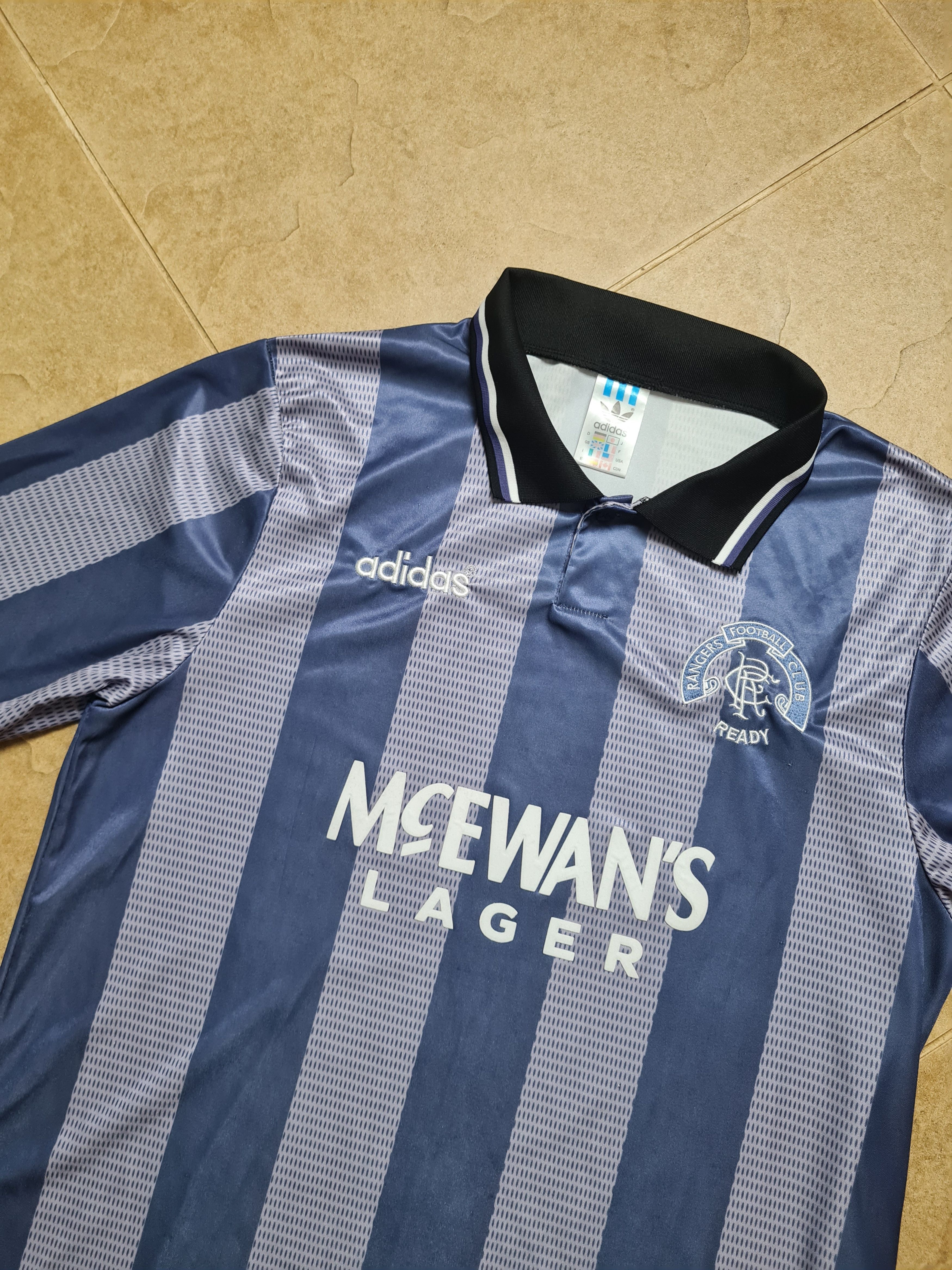 Adidas GLASGOW RANGERS 1994/1995 THIRD SHIRT SOCCER JERSEY ADIDAS L Size US L / EU 52-54 / 3 - 3 Thumbnail