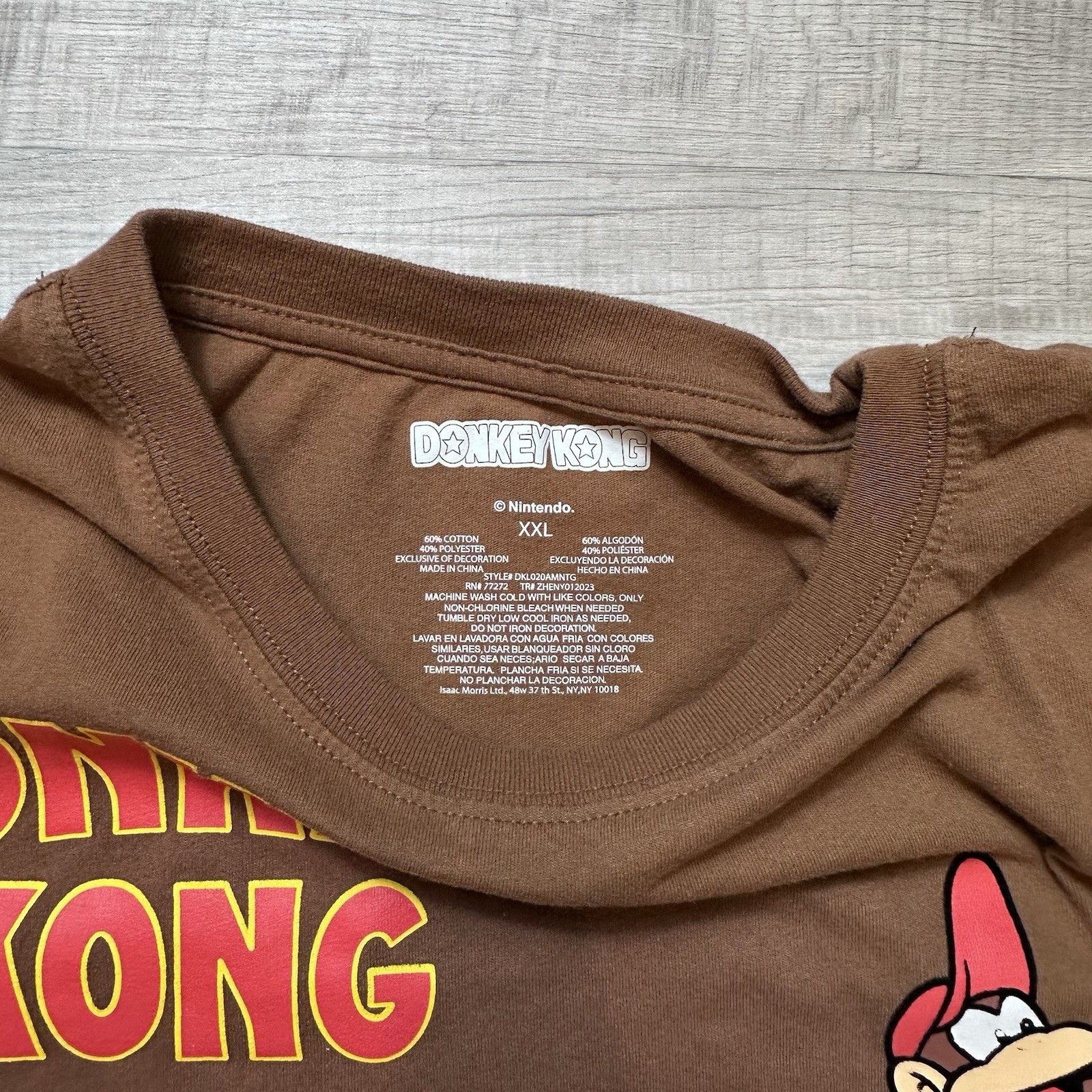 Nintendo Donkey Kong Shirt Retro Nintendo All Over Print 2 Sided 2XL Size US XXL / EU 58 / 5 - 7 Thumbnail