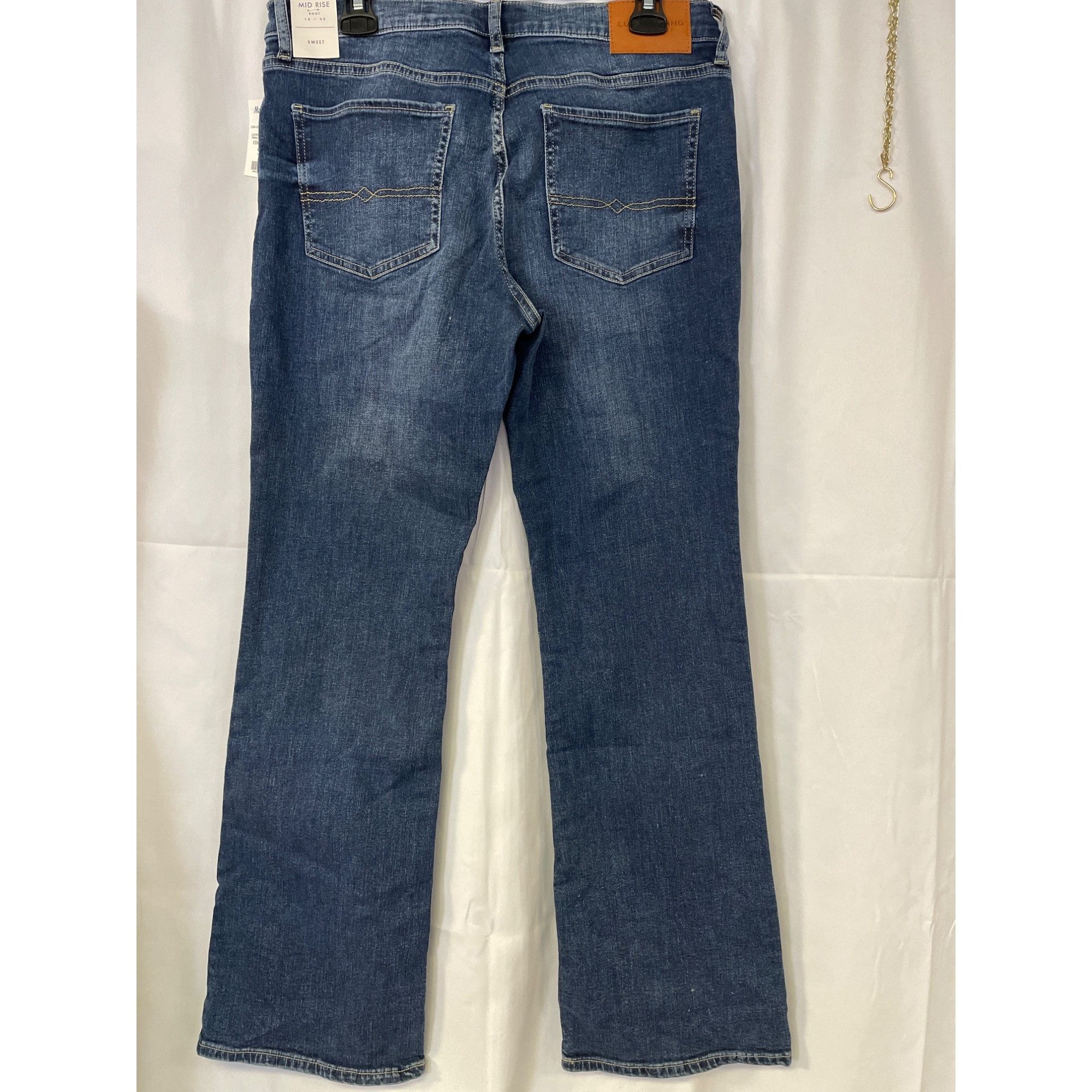 Lucky Brand Lucky Brand Women's Blue Mid Rise Boot Cut Jeans Size 10 x 3 Size 32" / US 10 / IT 46 - 2 Thumbnail