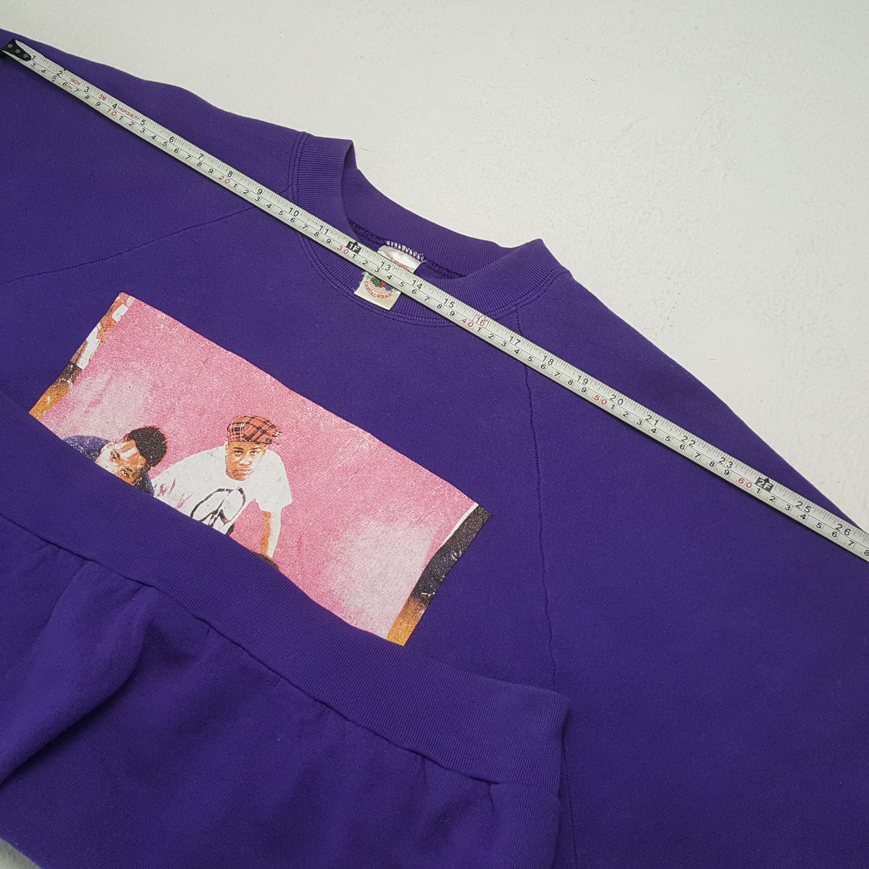 Vintage Rapper Music Style Vintage Sweatshirt C289N13 Size US XXL / EU 58 / 5 - 5 Thumbnail