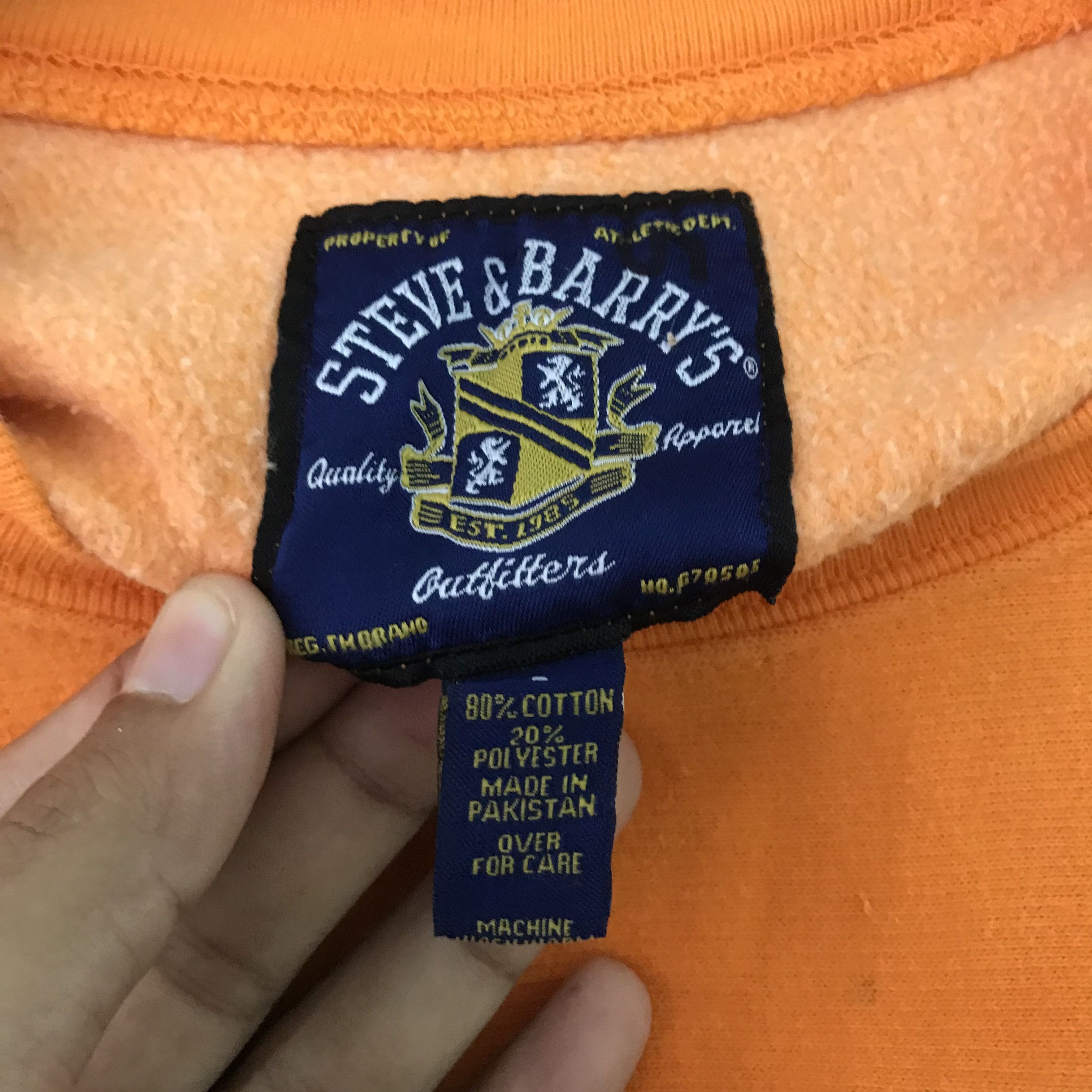 Vintage vintage tenasse sweatshirt dark orange - 556 Size US L / EU 52-54 / 3 - 11 Thumbnail