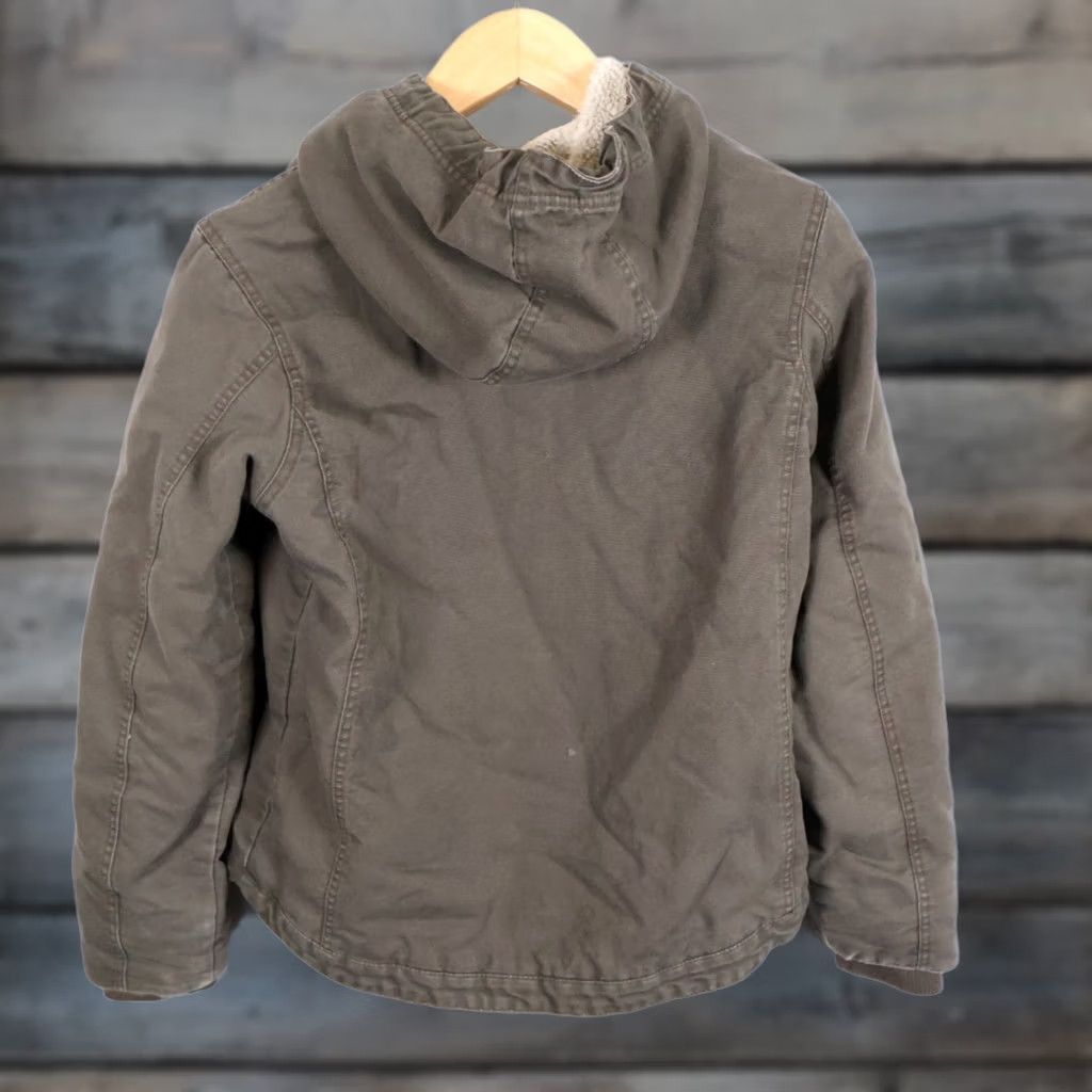 Ariat Ariat Jacket Women’s Medium Green Hooded Sherpa Lined Canvas Full Zip Shirt Coat? Size M / US 6-8 / IT 42-44 - 1 Thumbnail