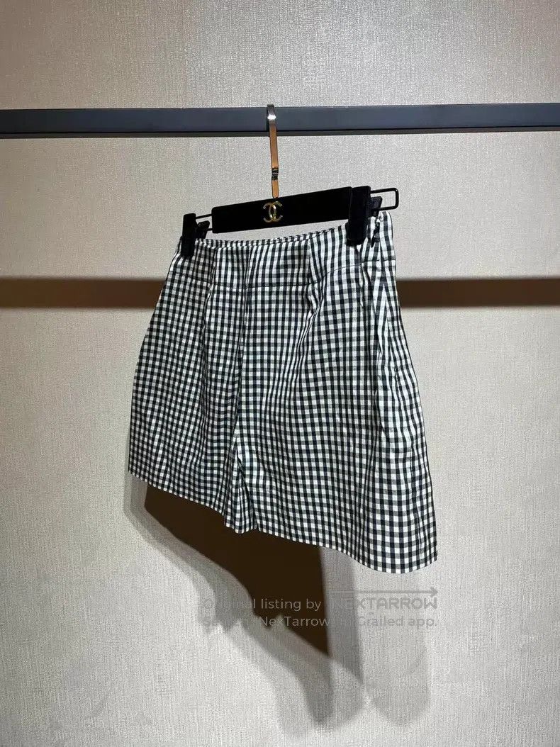 Dior Dior Classic black and white checkered shorts Size 42" / US 20 - 3 Thumbnail